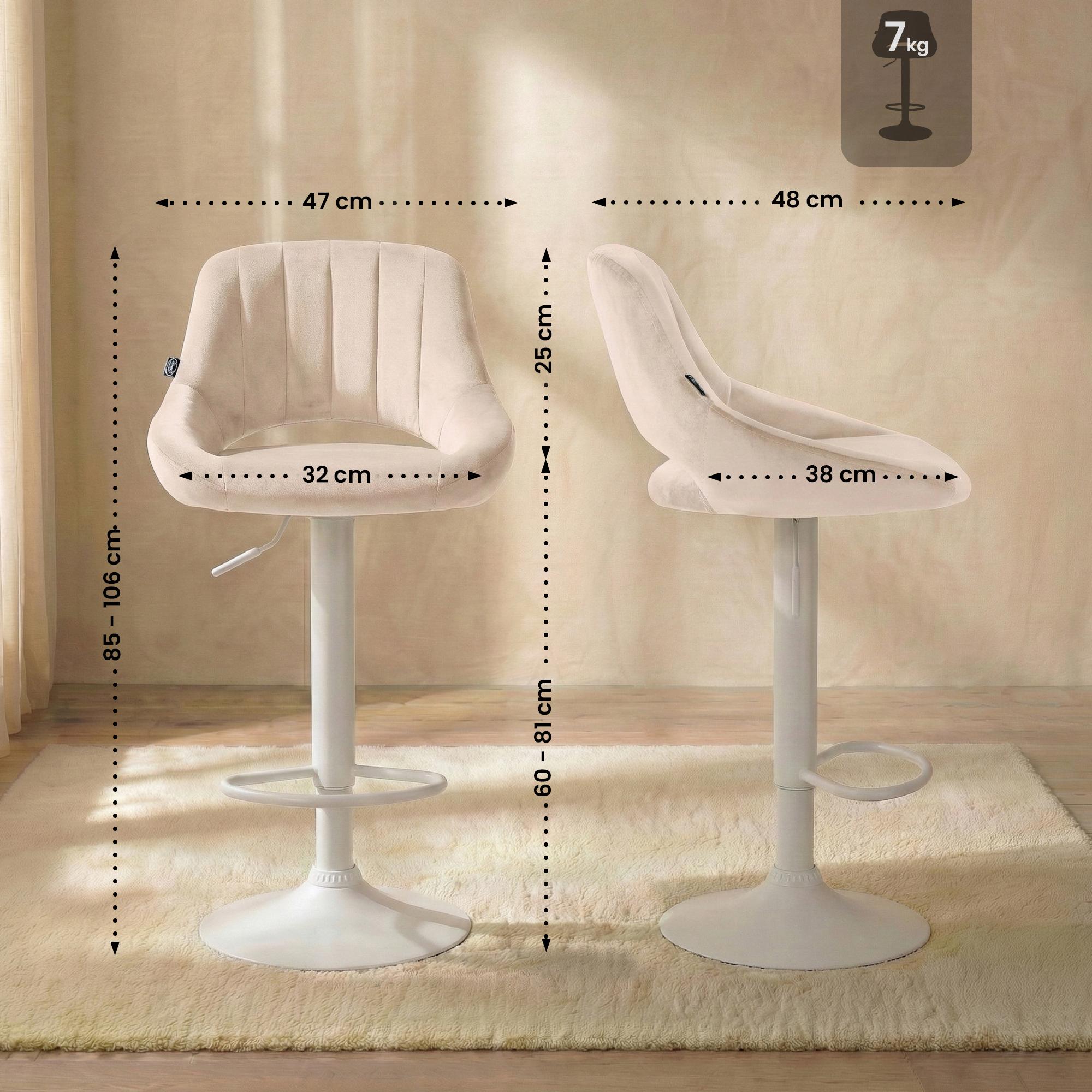 Barhocker Milet Samt