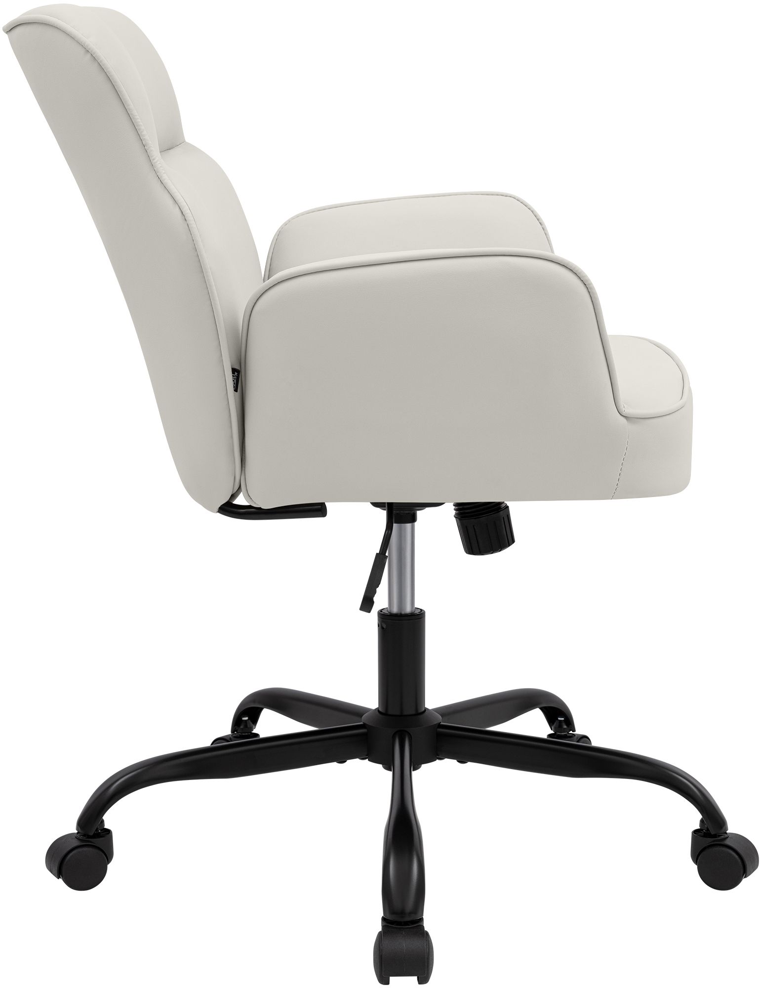Bürostuhl Amado Lederoptik weiß
