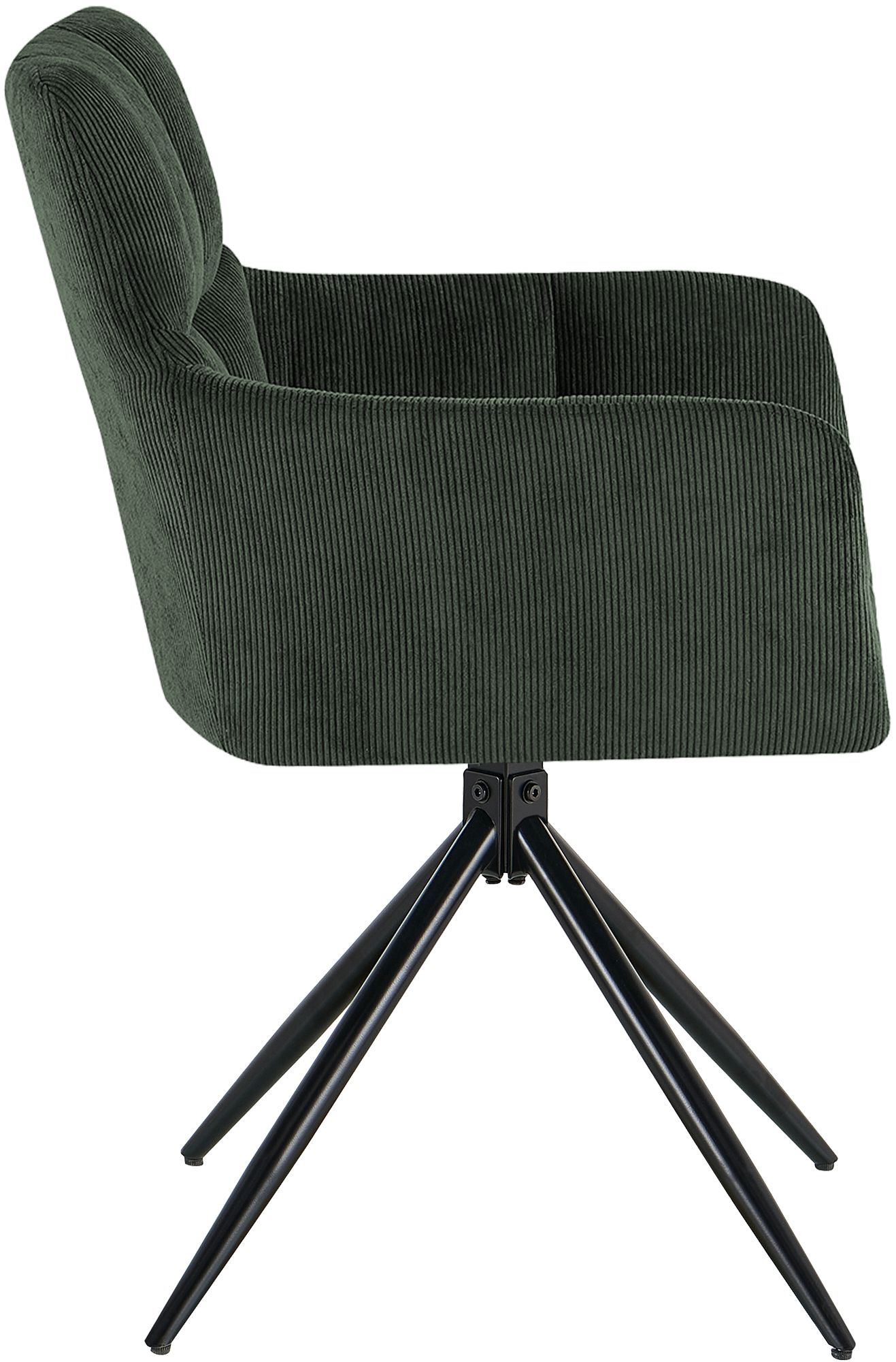 Esszimmerstuhl Jonah Cord grün