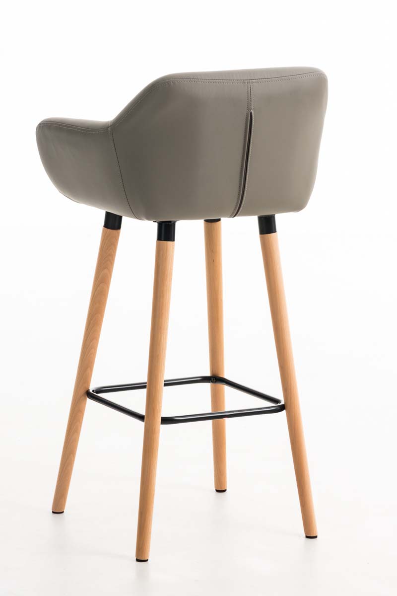Barhocker Grant Kunstleder taupe