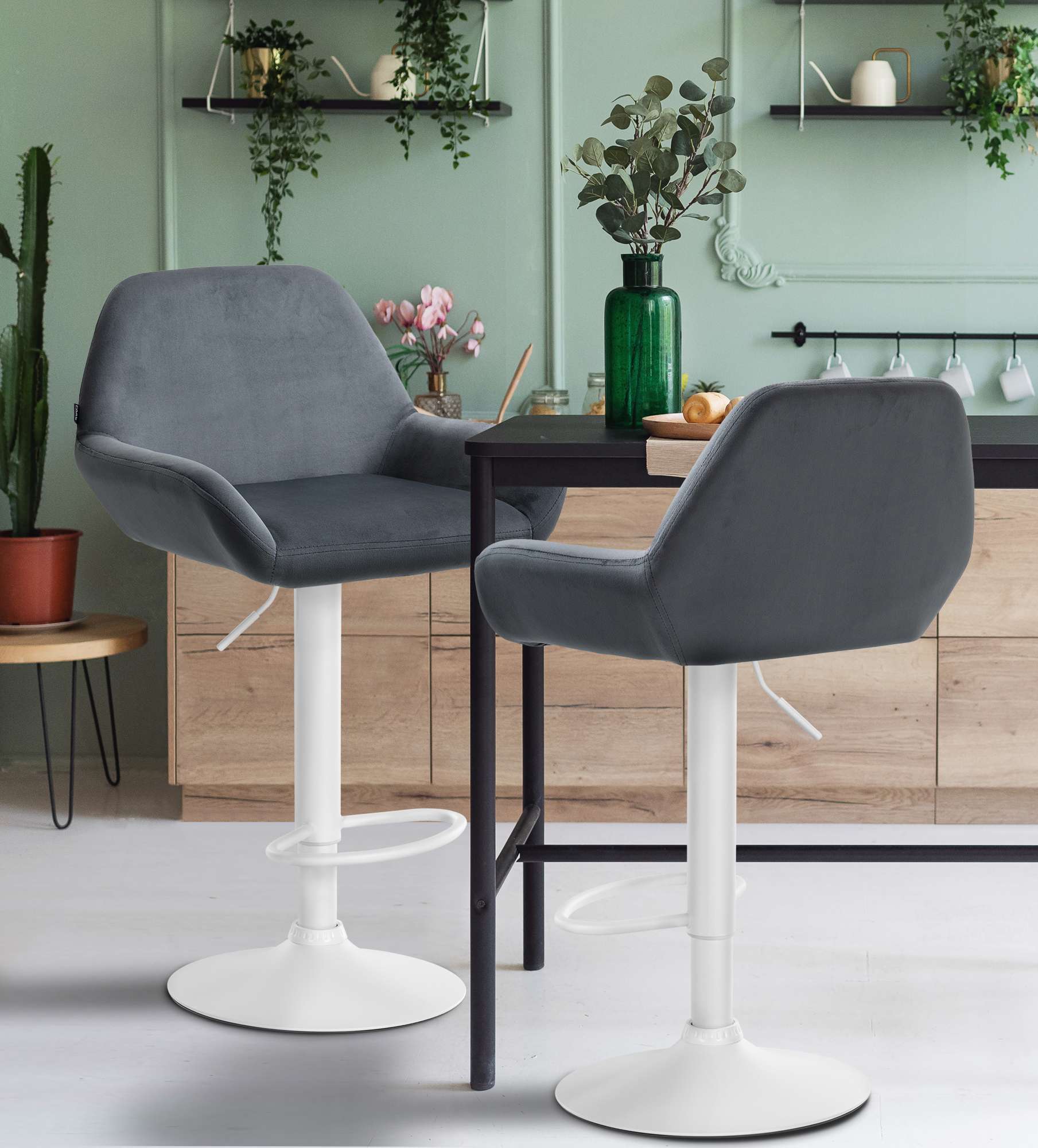 Barhocker Braga Samt