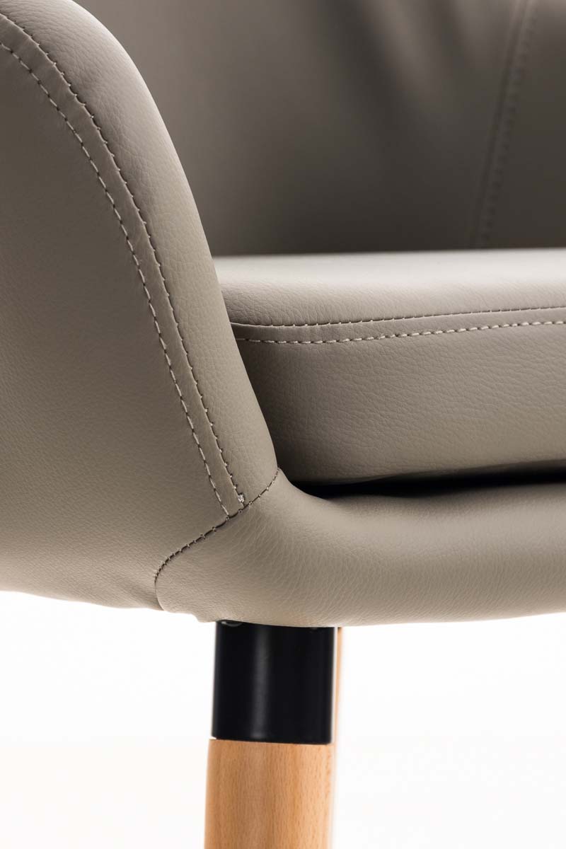 Barhocker Grant Kunstleder taupe