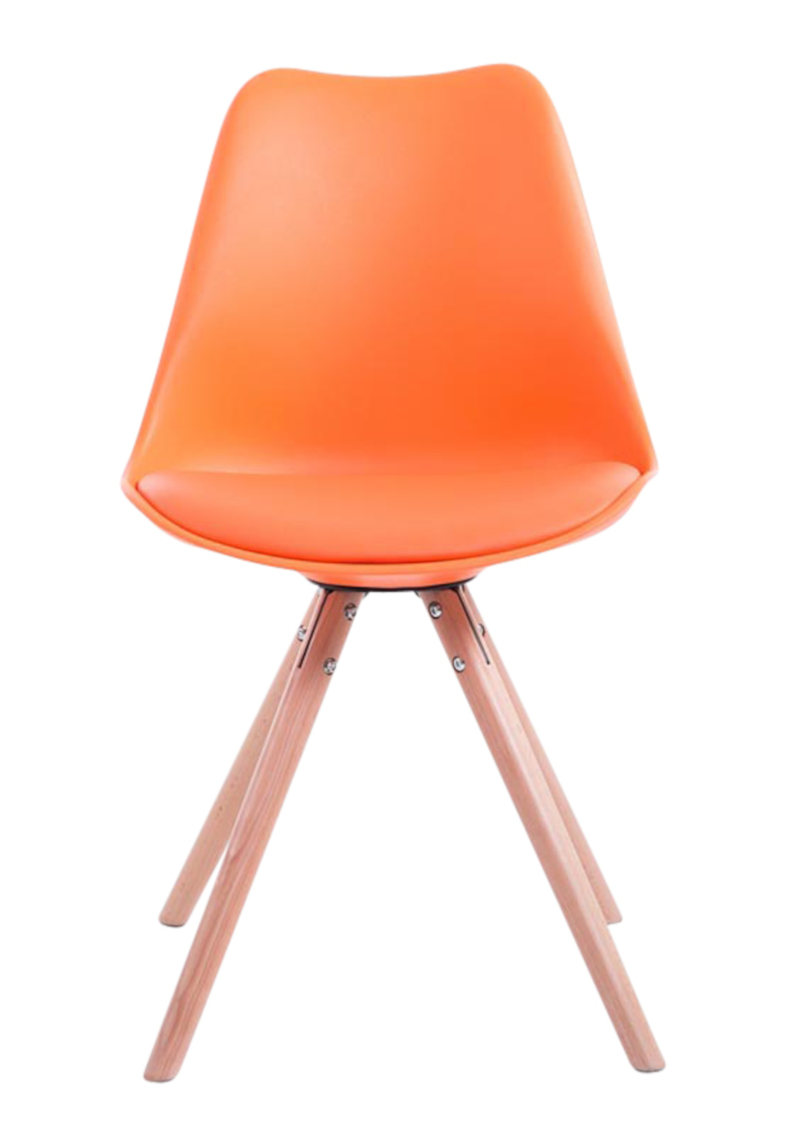 4er Set Stühle Toulouse Kunstleder Rund