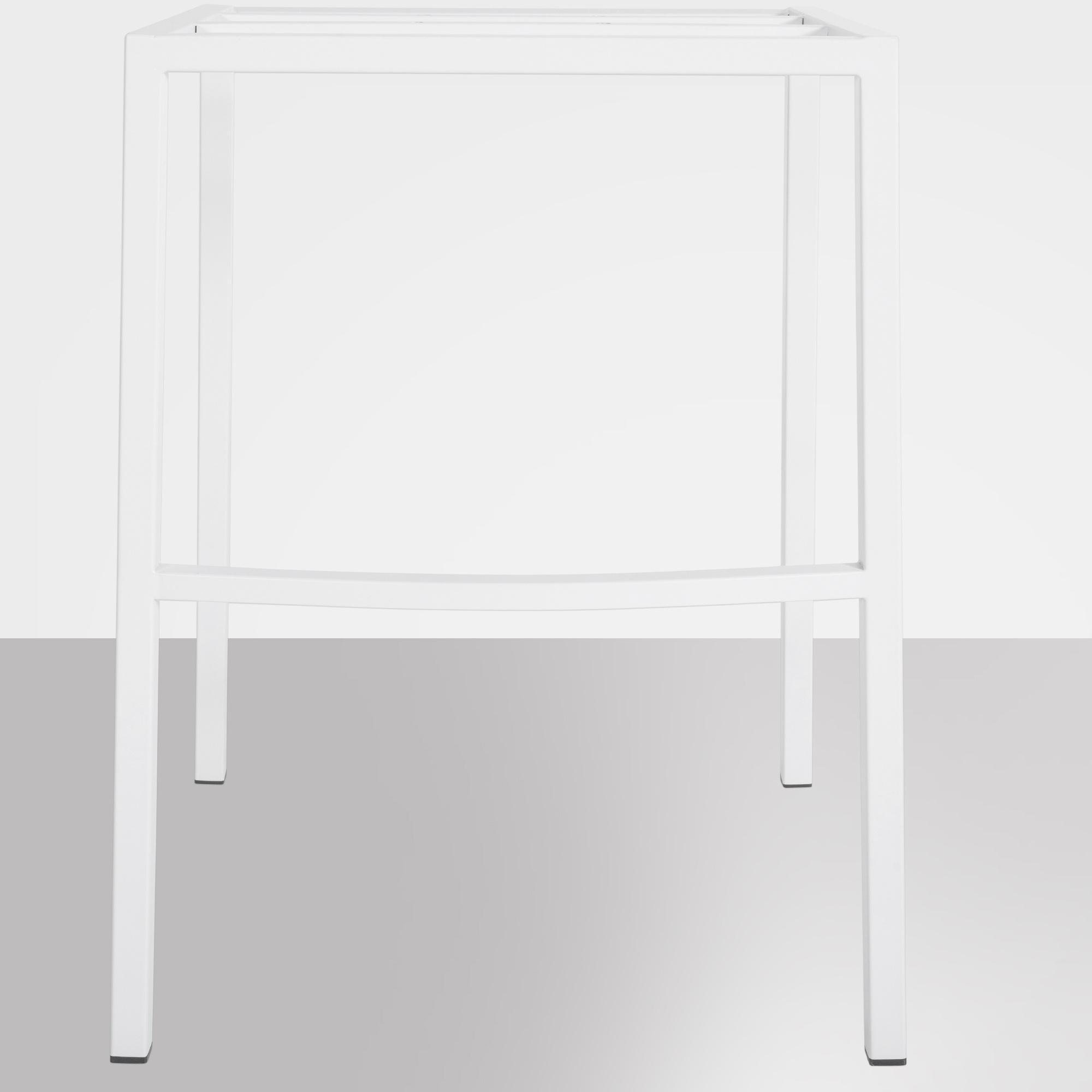 Barhocker Damaso Samt mit Vierfußgestell braun weiß