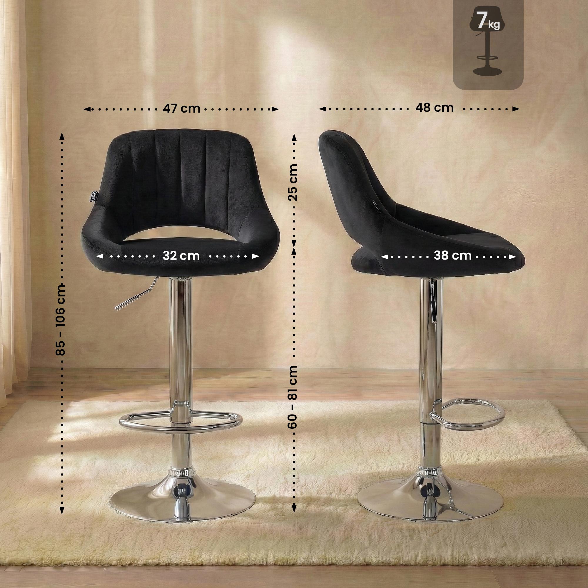 Barhocker Milet Samt