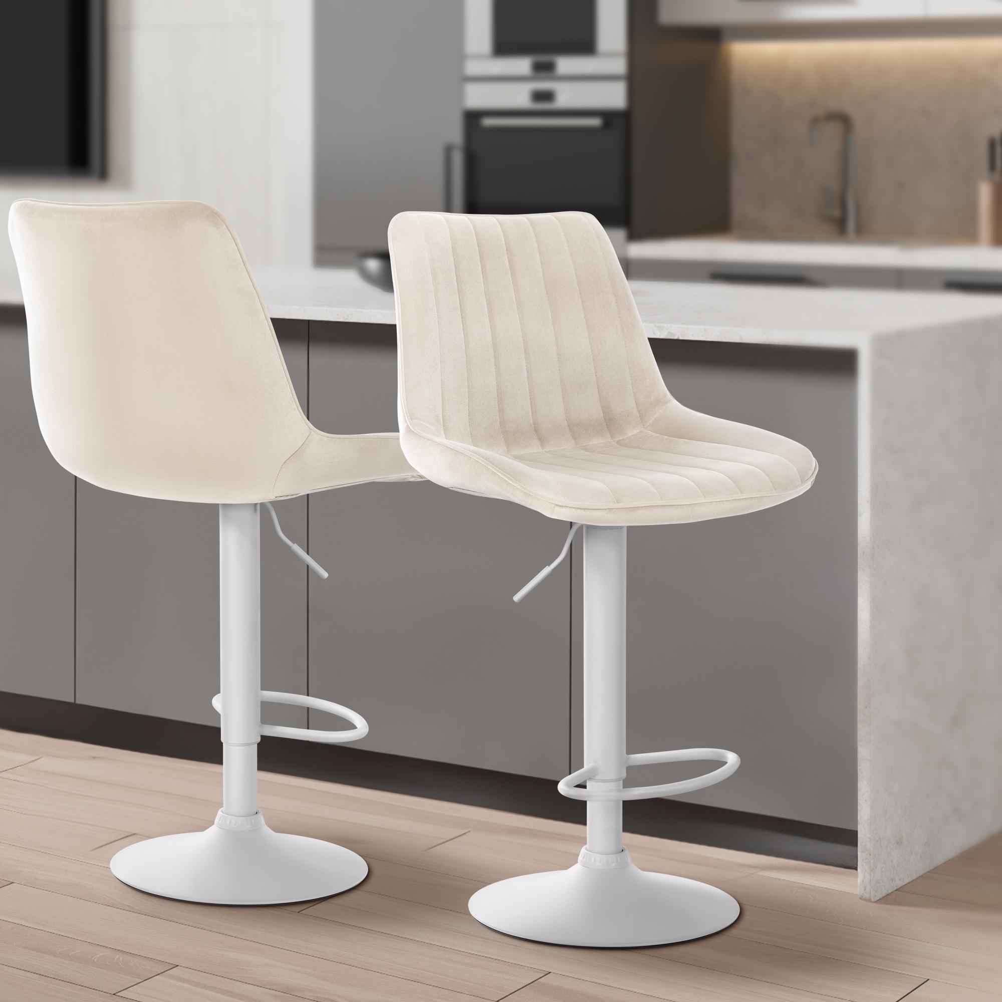 2er Set Barhocker Toni Samt