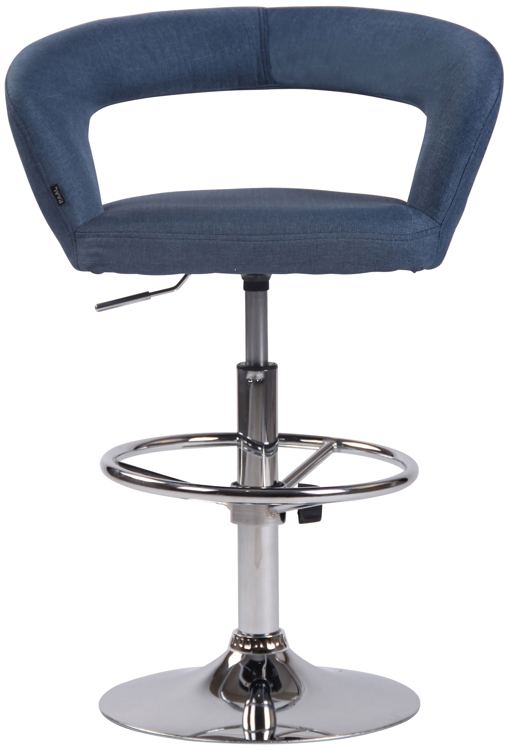 Barhocker Jaen blau Stoff