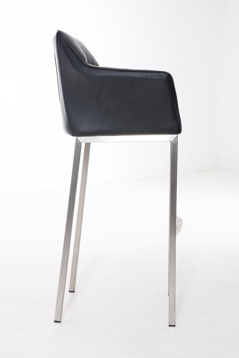 Barhocker Damaso Kunstleder mit Vierfußgestell