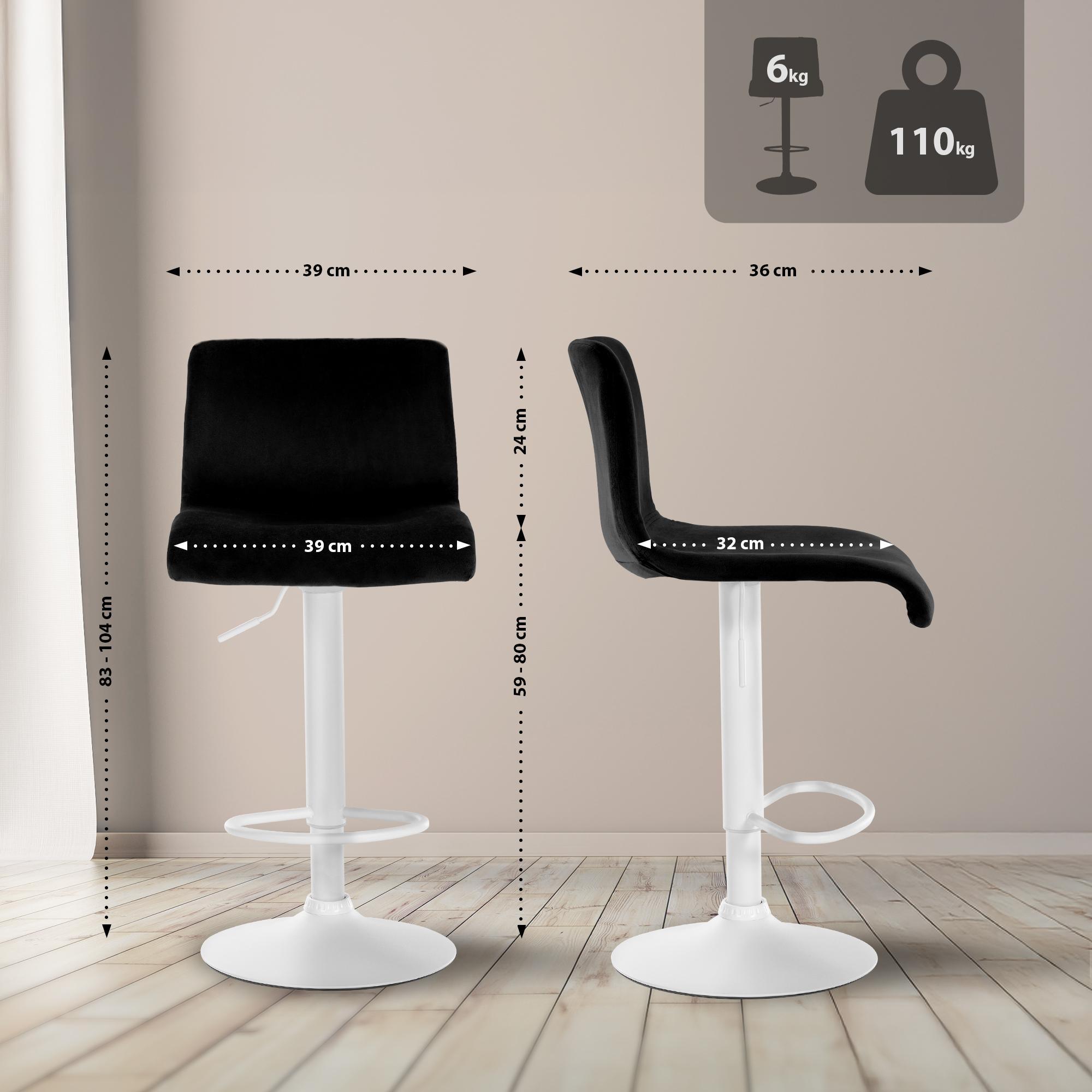 Barhocker Hover Samt