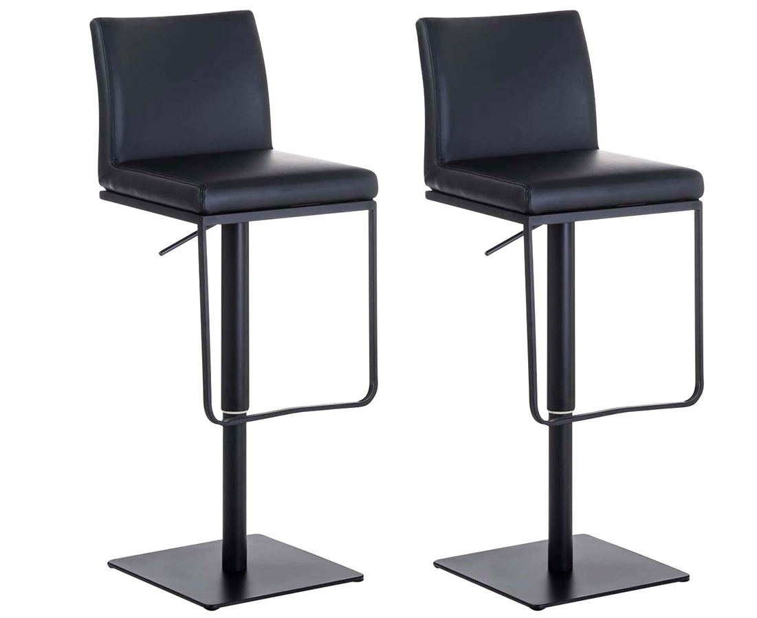 2er Set Barhocker Panama Kunstlederbezug