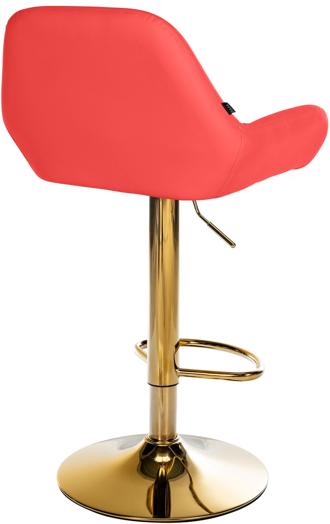 2er Set Barhocker Braga Gold Kunstleder