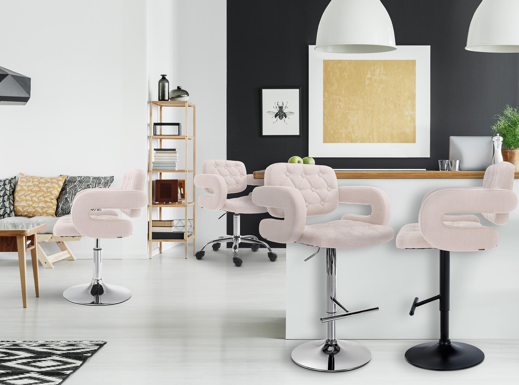 2er Set Barhocker Dublin Stoff
