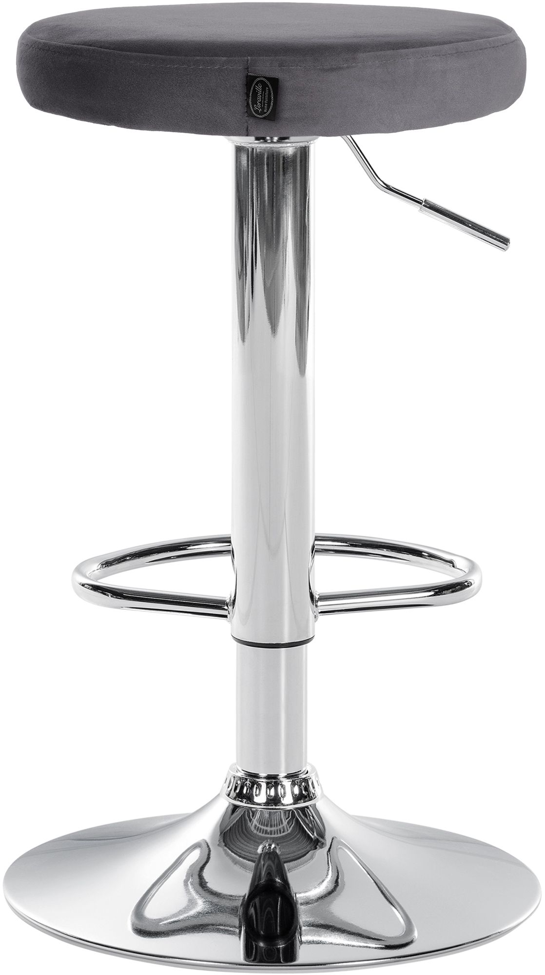 2er Set Barhocker Ponte Samt