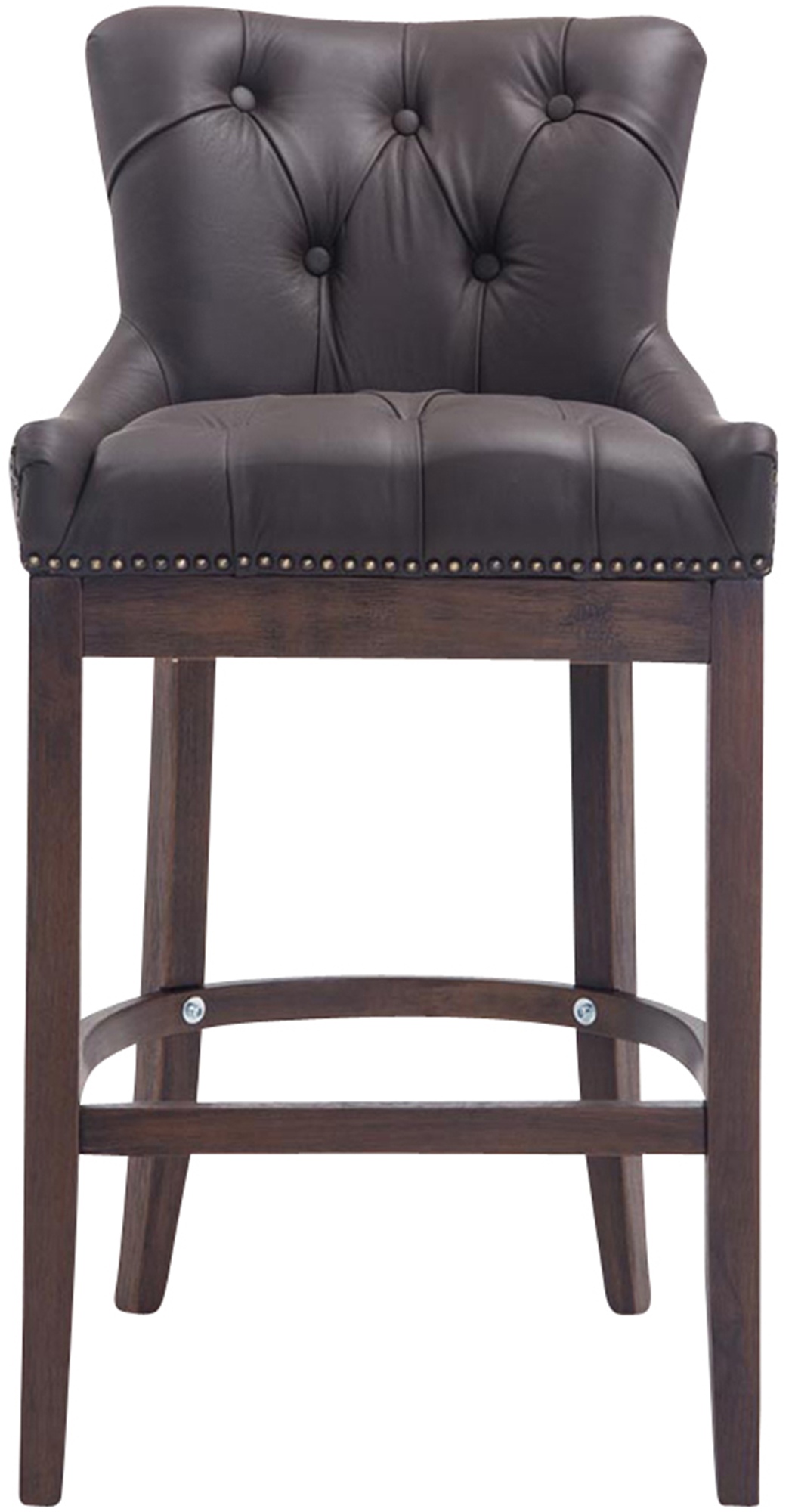 Barhocker Lakewood Echtleder, Antik-dunkel