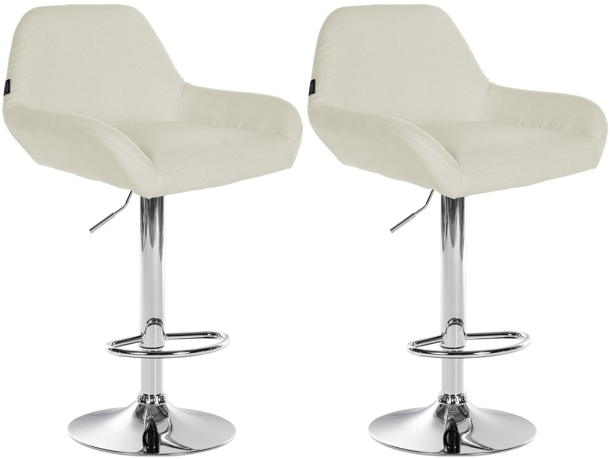 2er Set Barhocker Braga Stoff