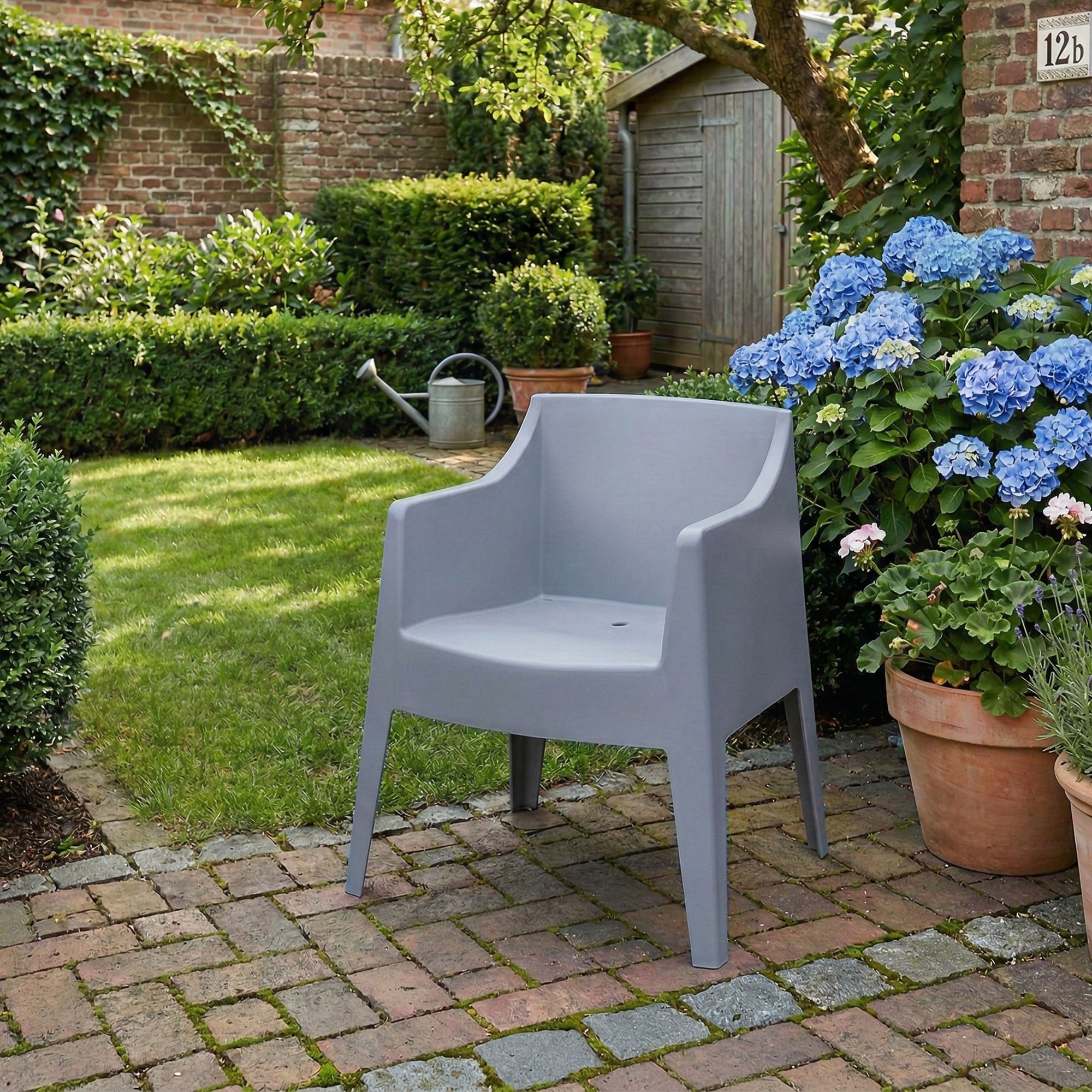 4er Set Gartenstühle Bartal