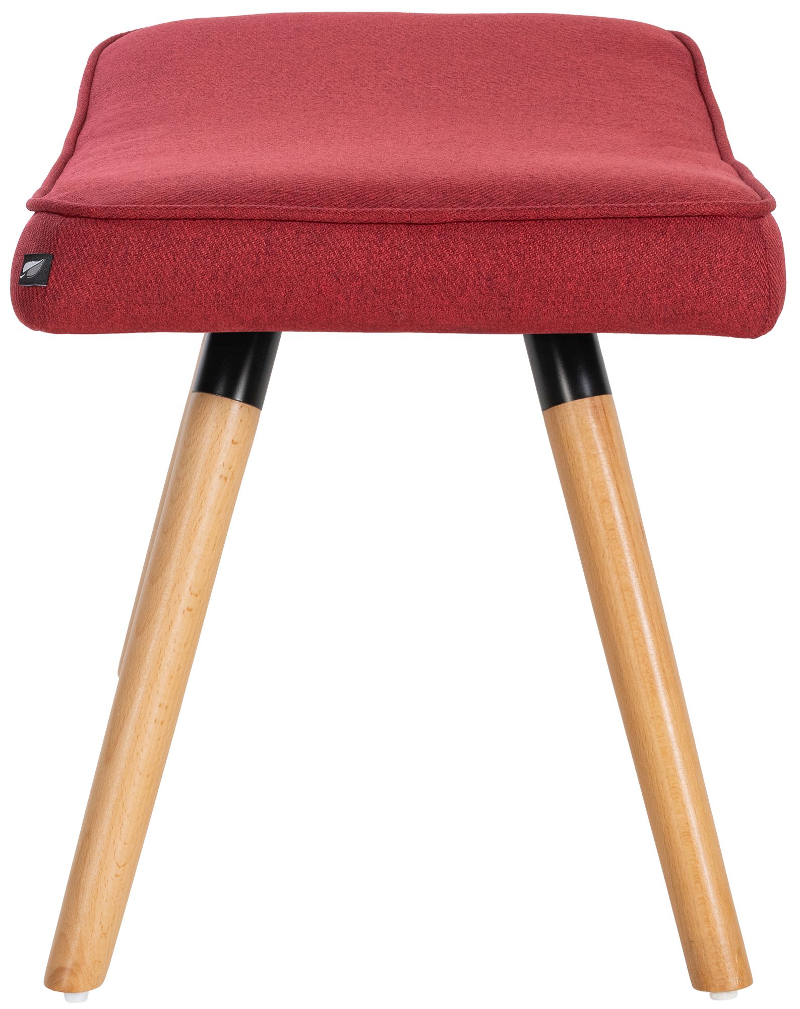 Fußhocker Garding mit Stoff-Bezug