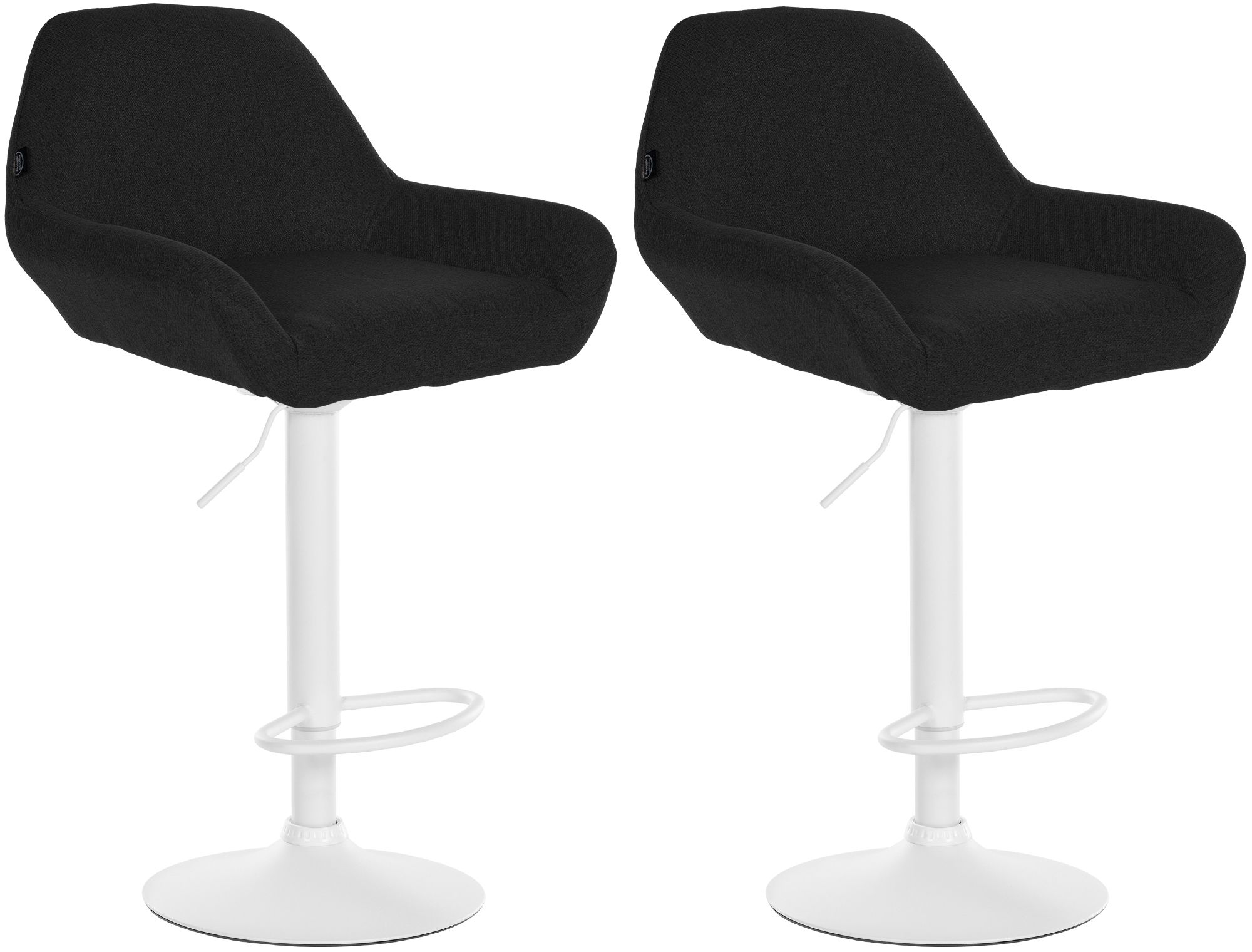 2er Set Barhocker Braga Stoff