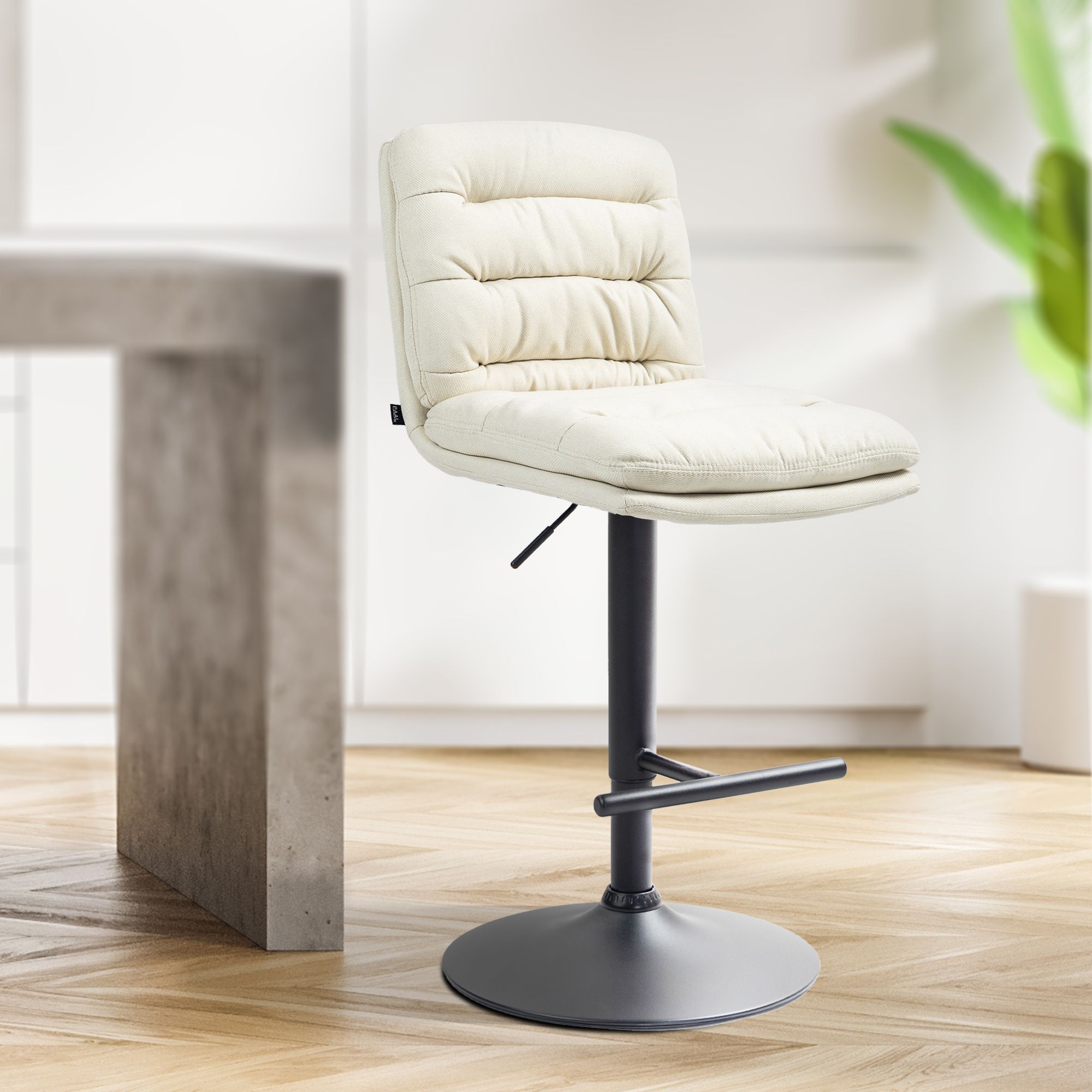 2er Set Barhocker Damar Stoff