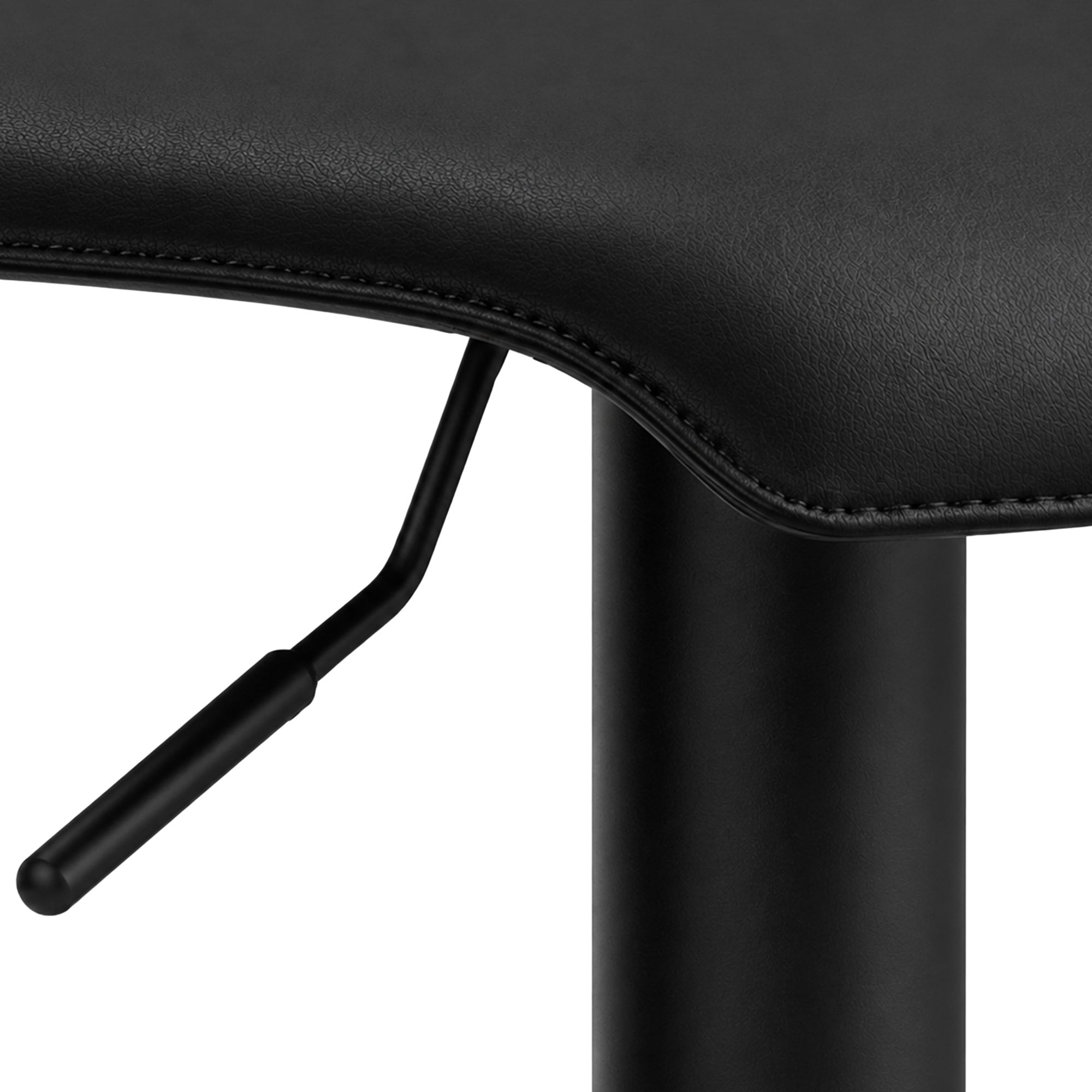 Bartisch-Set Lumo mit zwei Barhockern schwarz