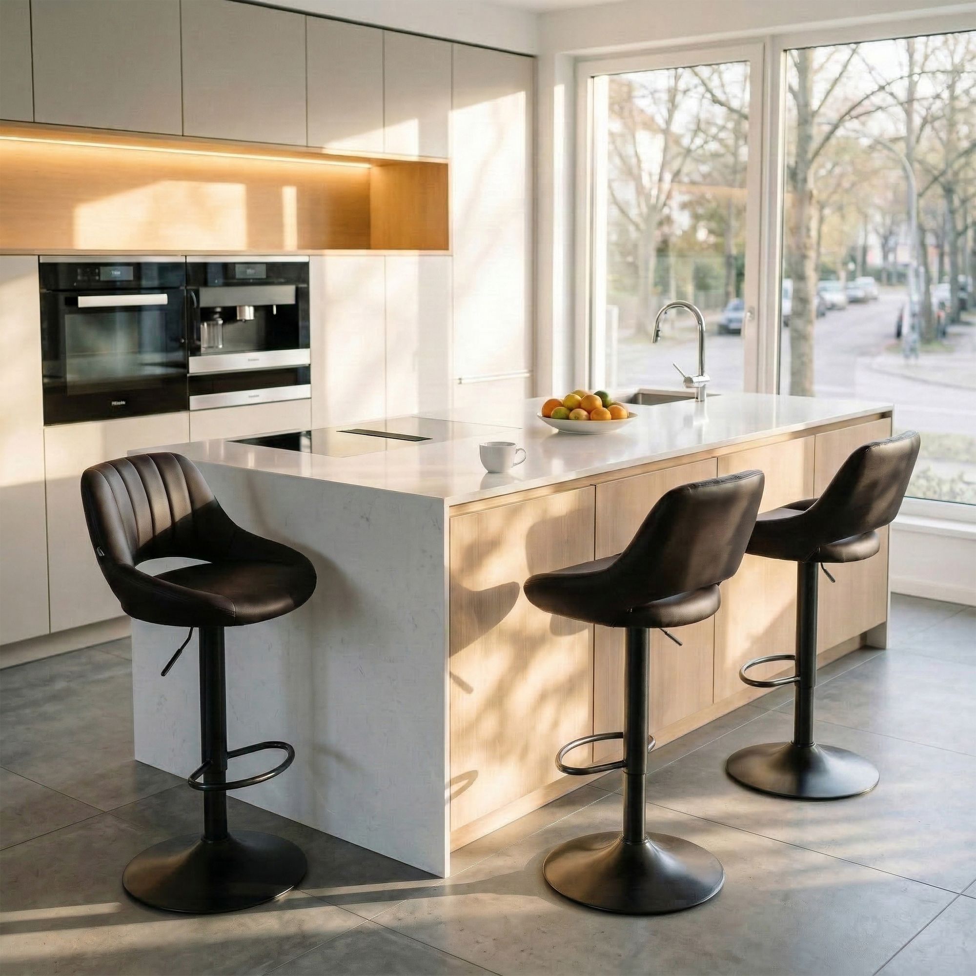 2er Set Barhocker Milet Kunstleder