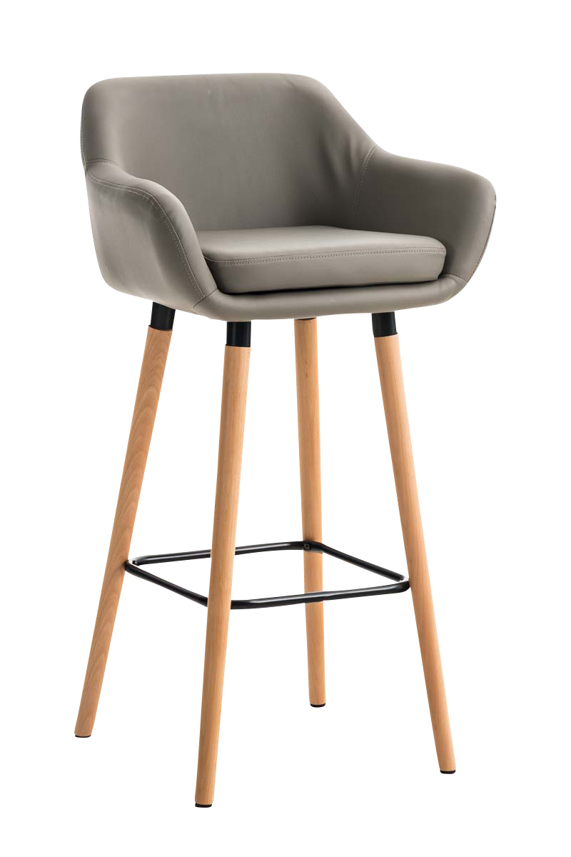 Barhocker Grant Kunstleder taupe