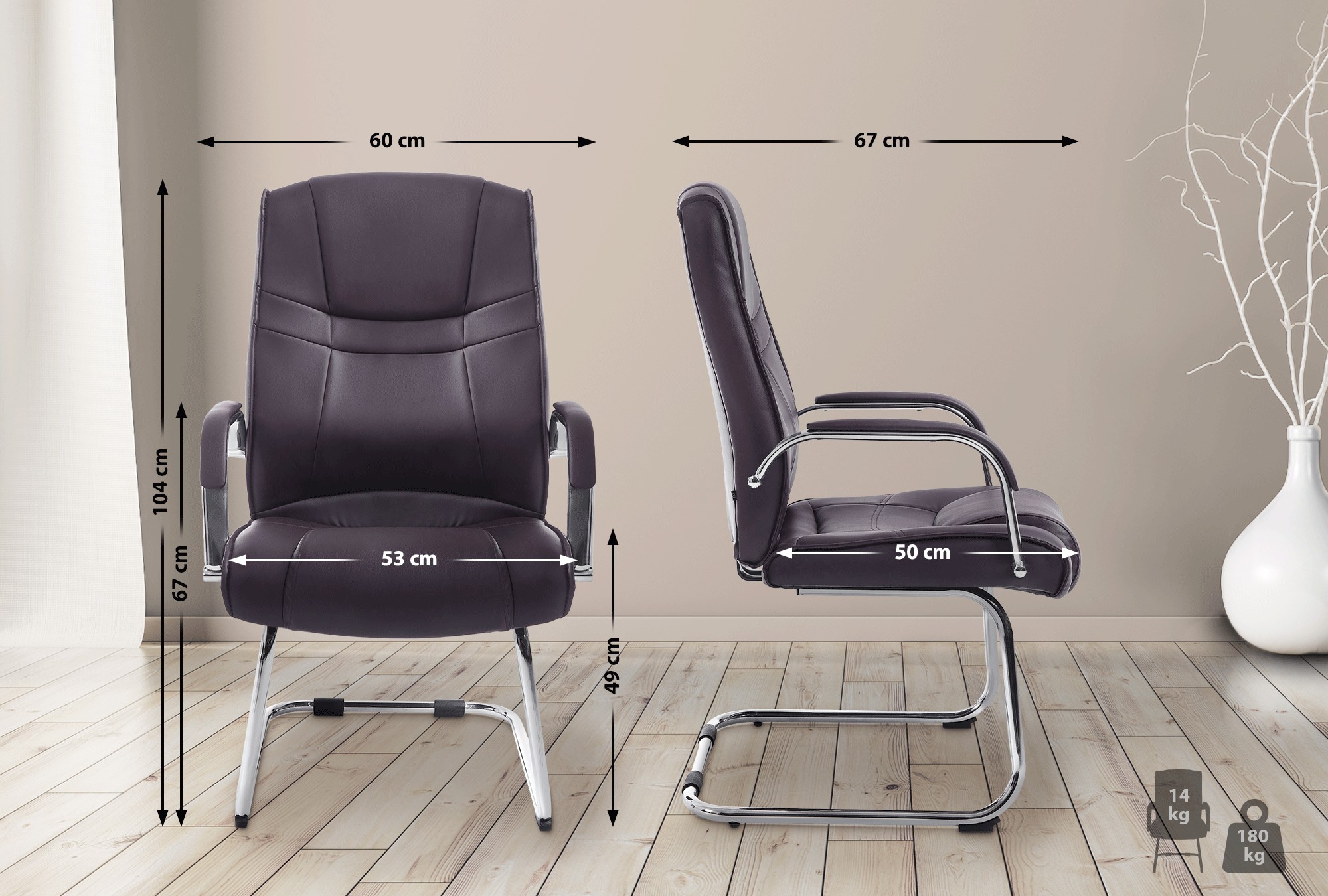 2er Set Stühle Attila