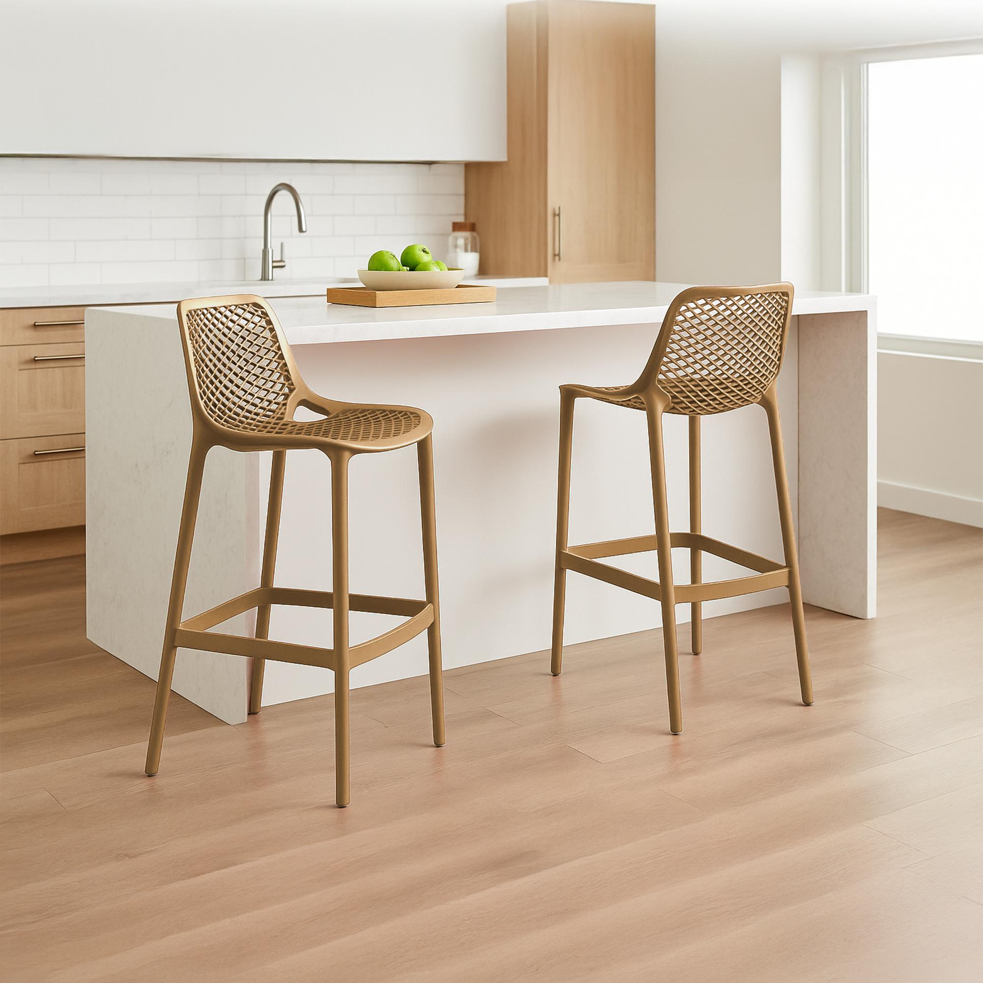 2er Set Outdoor Barhocker Air