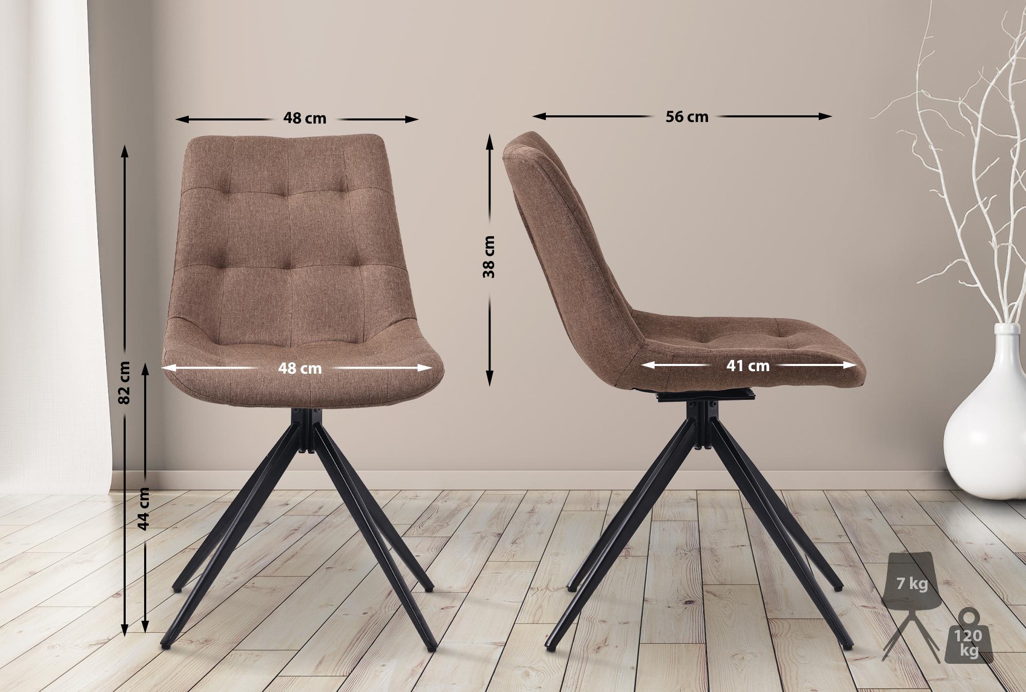 2er Set Esszimmerstuhl Merna
