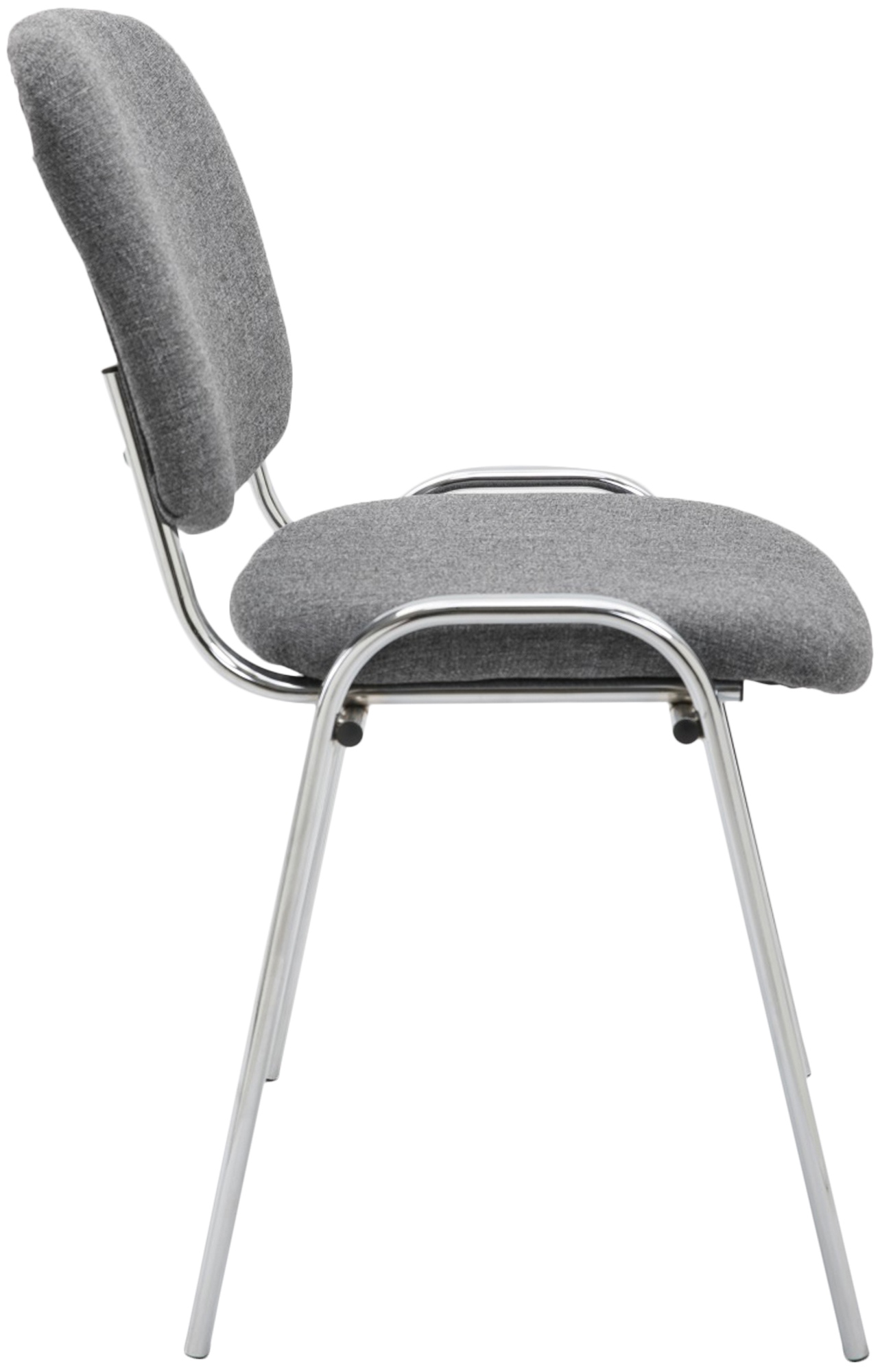 Besucherstuhl Ken Chrom Stoff