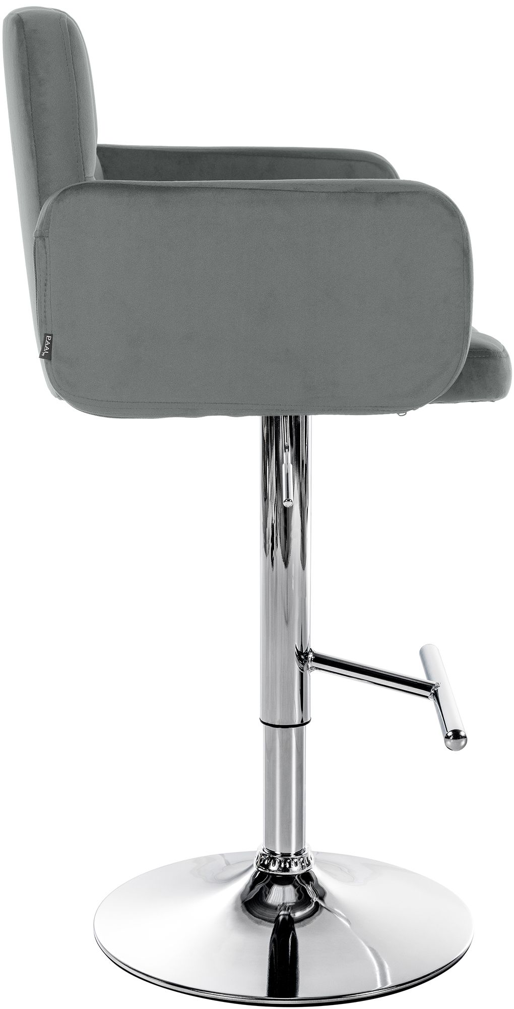 2er Set Barhocker Los Angeles Samt