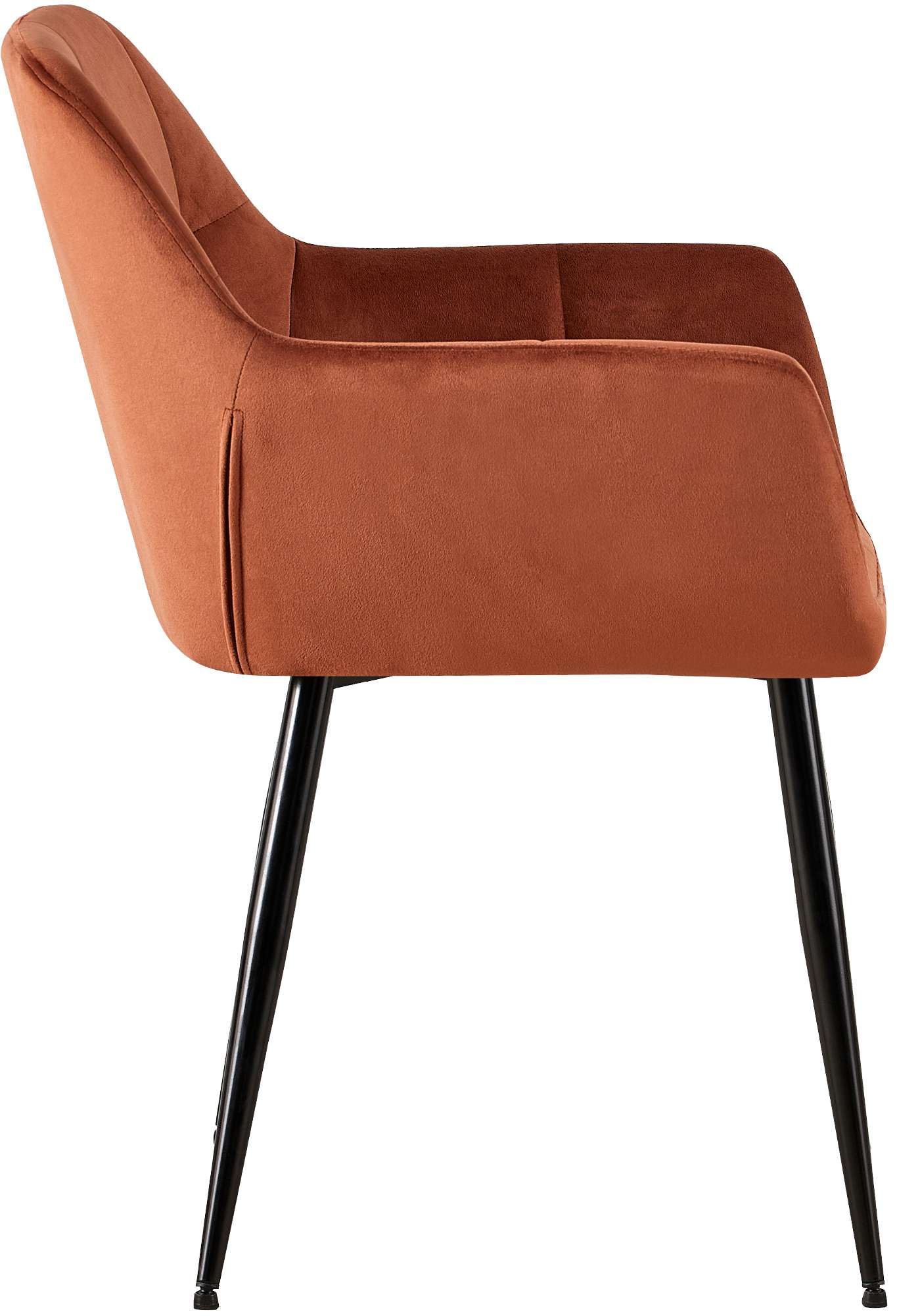 2er Set Esszimmerstuhl Emia Samt