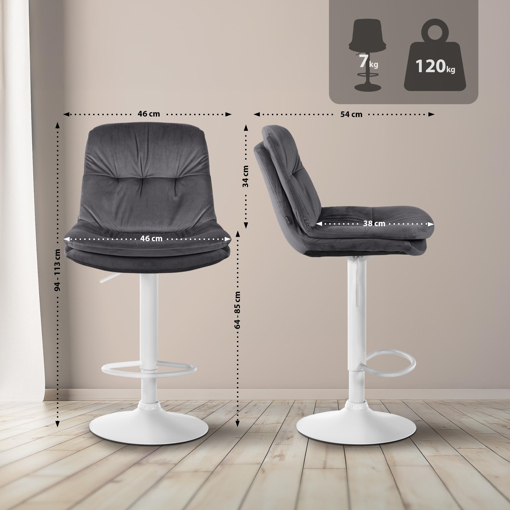 Barhocker Laurel Samt