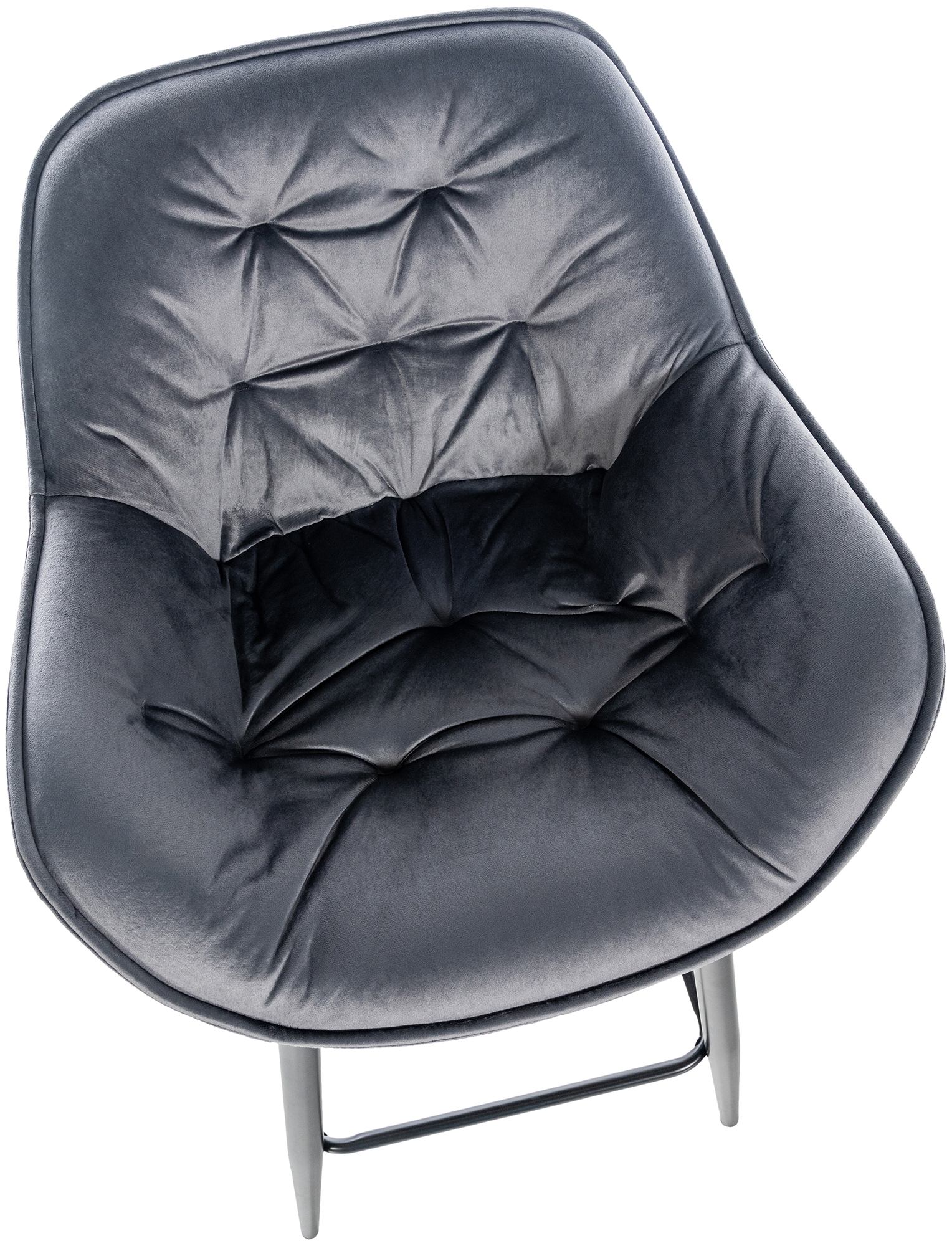 2er Set Barhocker Gibson Samt Sitzhöhe 76 cm
