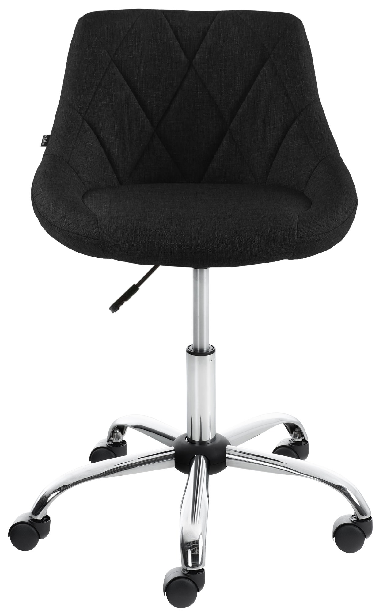 Arbeitshocker Lazio schwarz Stoff