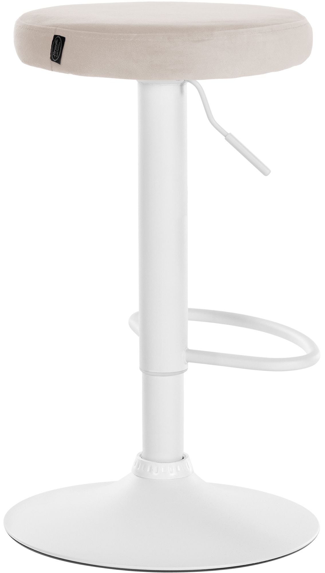 2er Set Barhocker Ponte Samt
