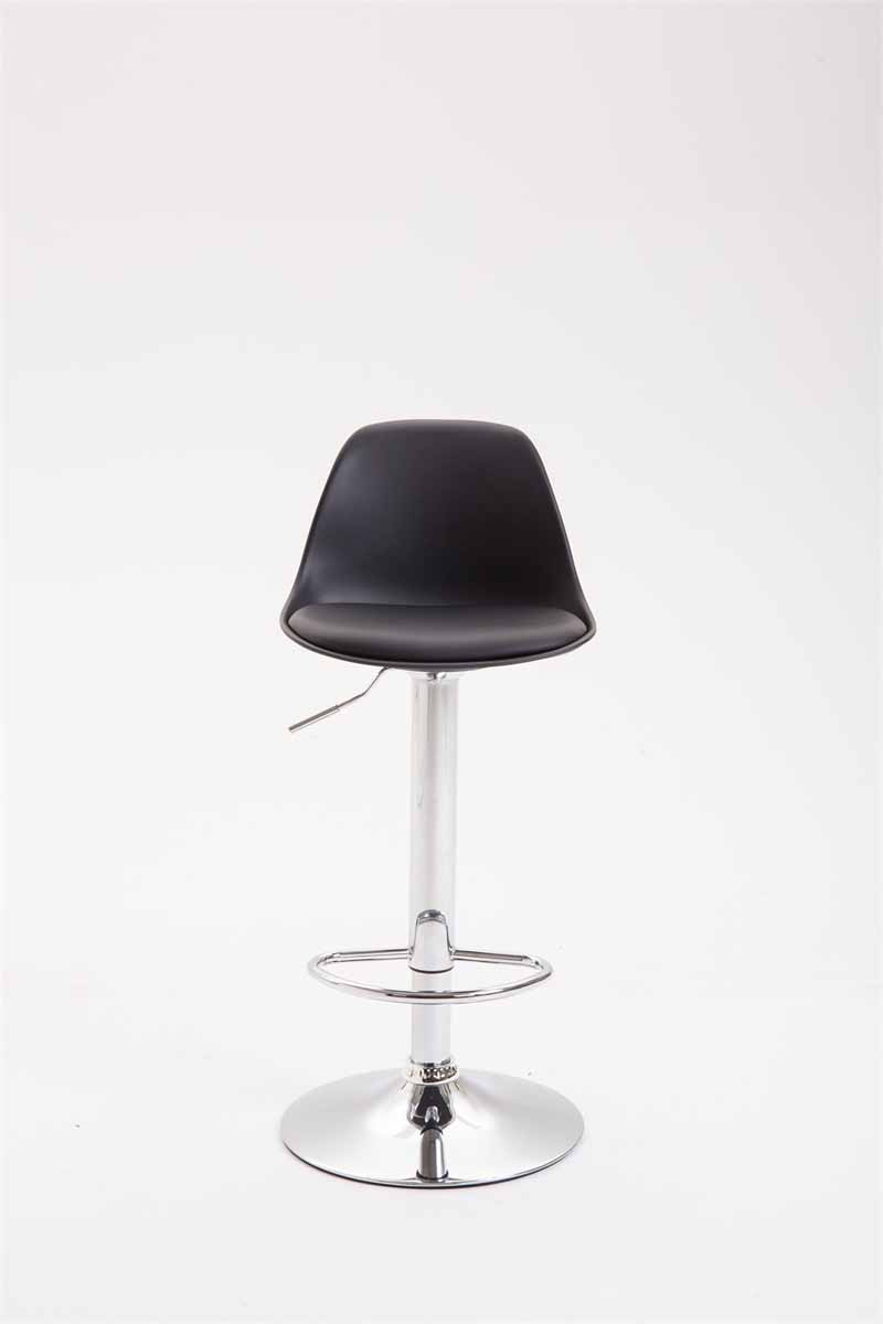 Barhocker Kiel Kunststoff schwarz chrom