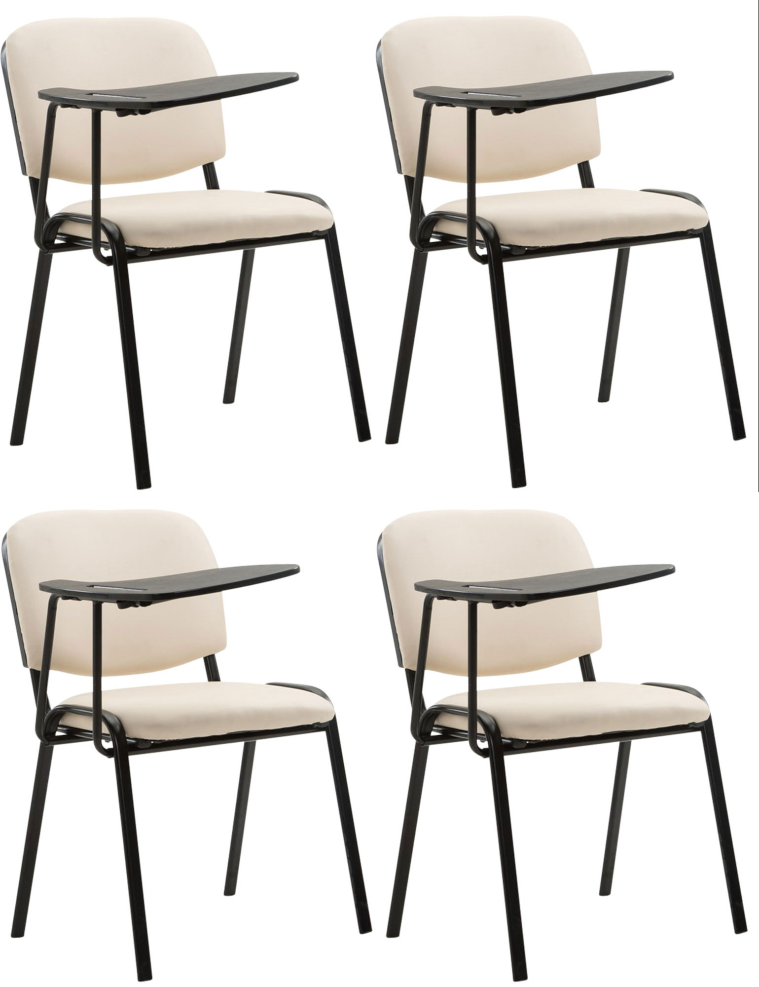 4er Set Stühle Ken mit Klapptisch Kunstleder | 318801