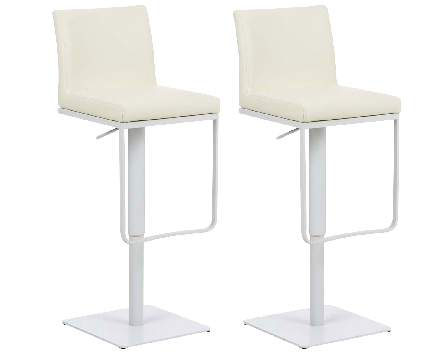 2er Set Barhocker Panama Kunstlederbezug