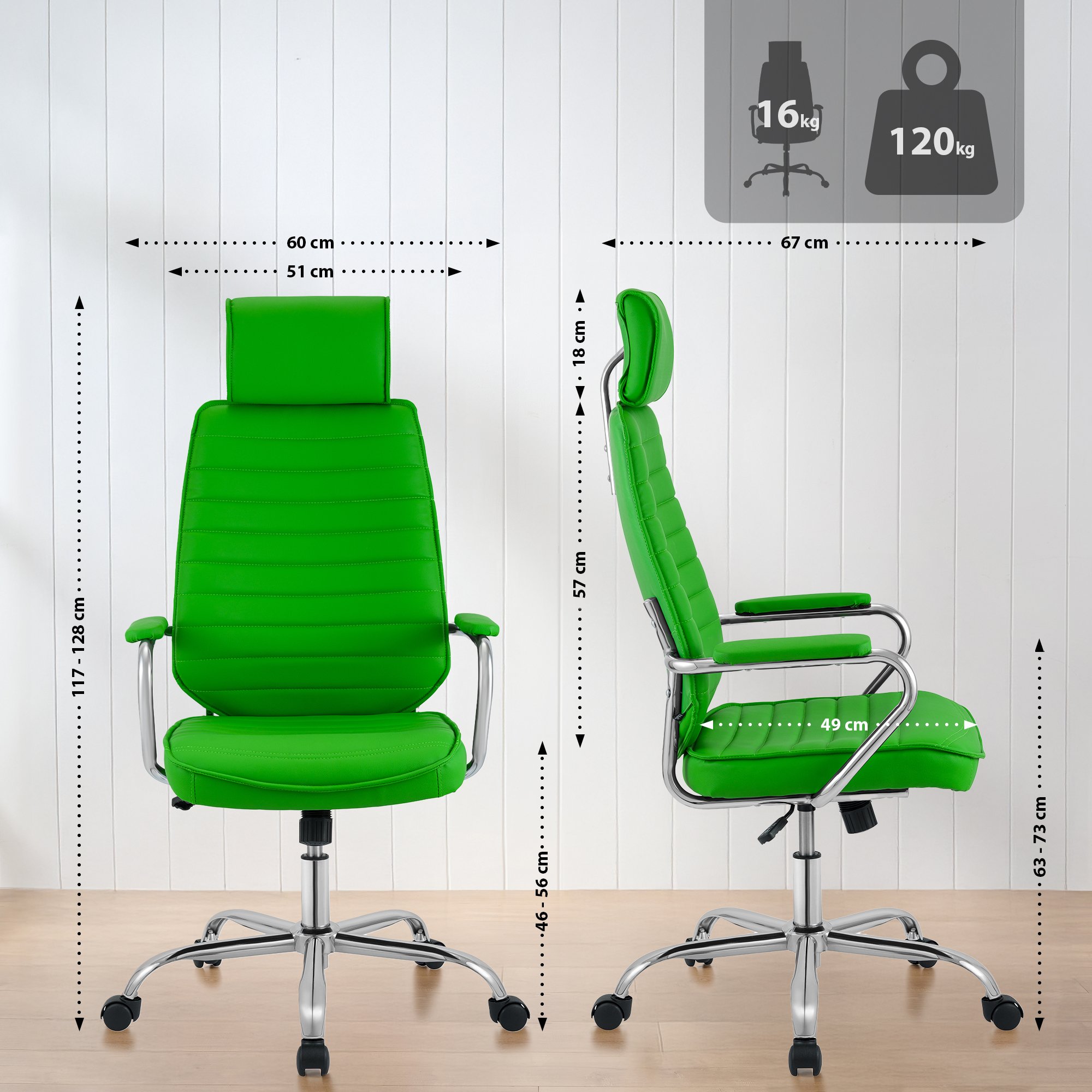 Bürostuhl Rako Kunstleder