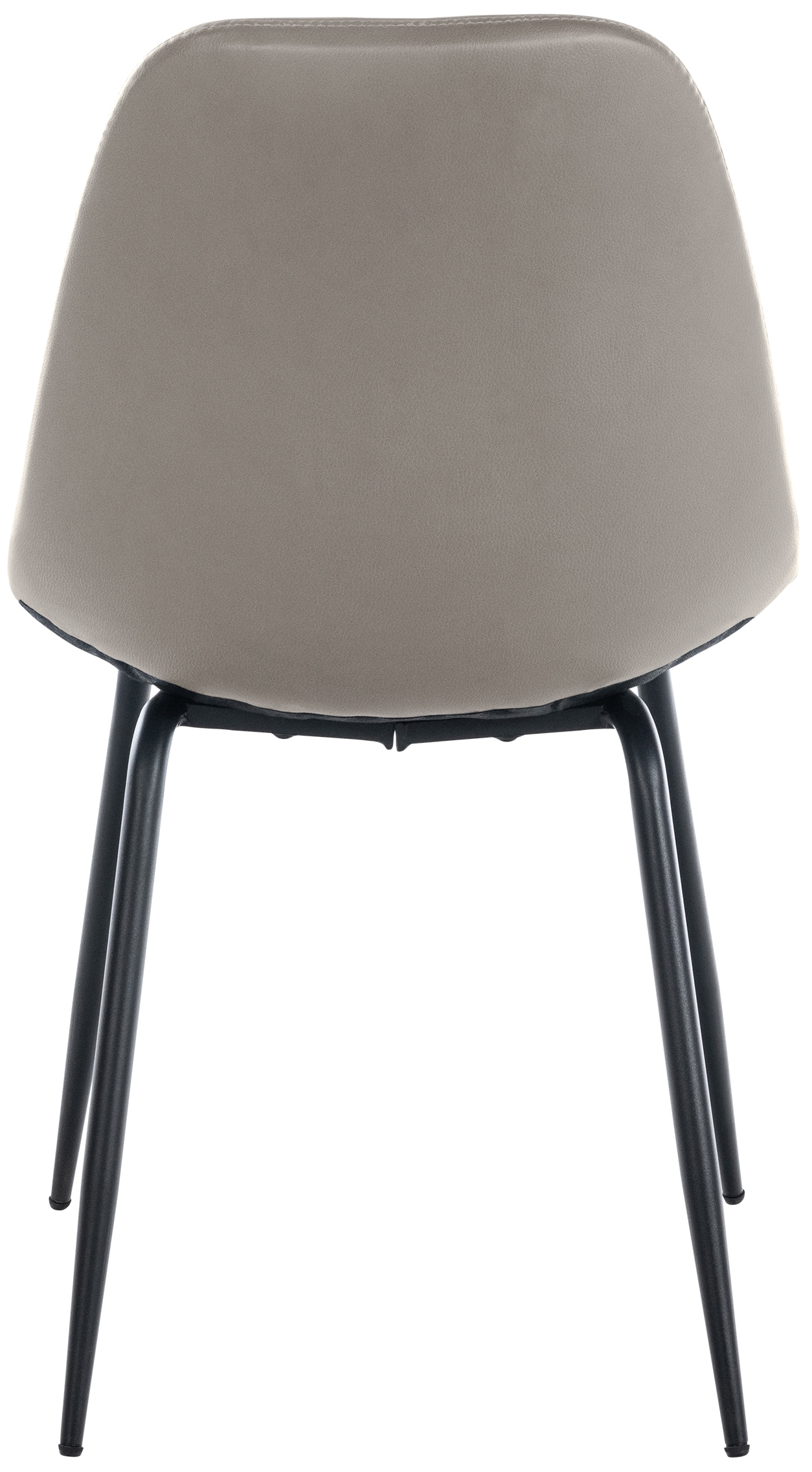 Stuhl Tom taupe Kunstleder