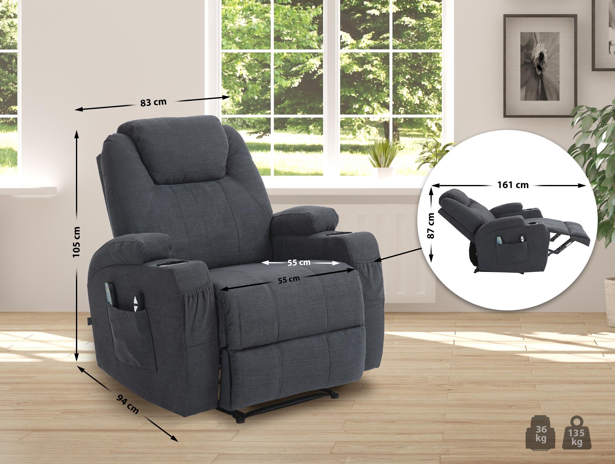 Sessel Hepler mit Massagefunktion