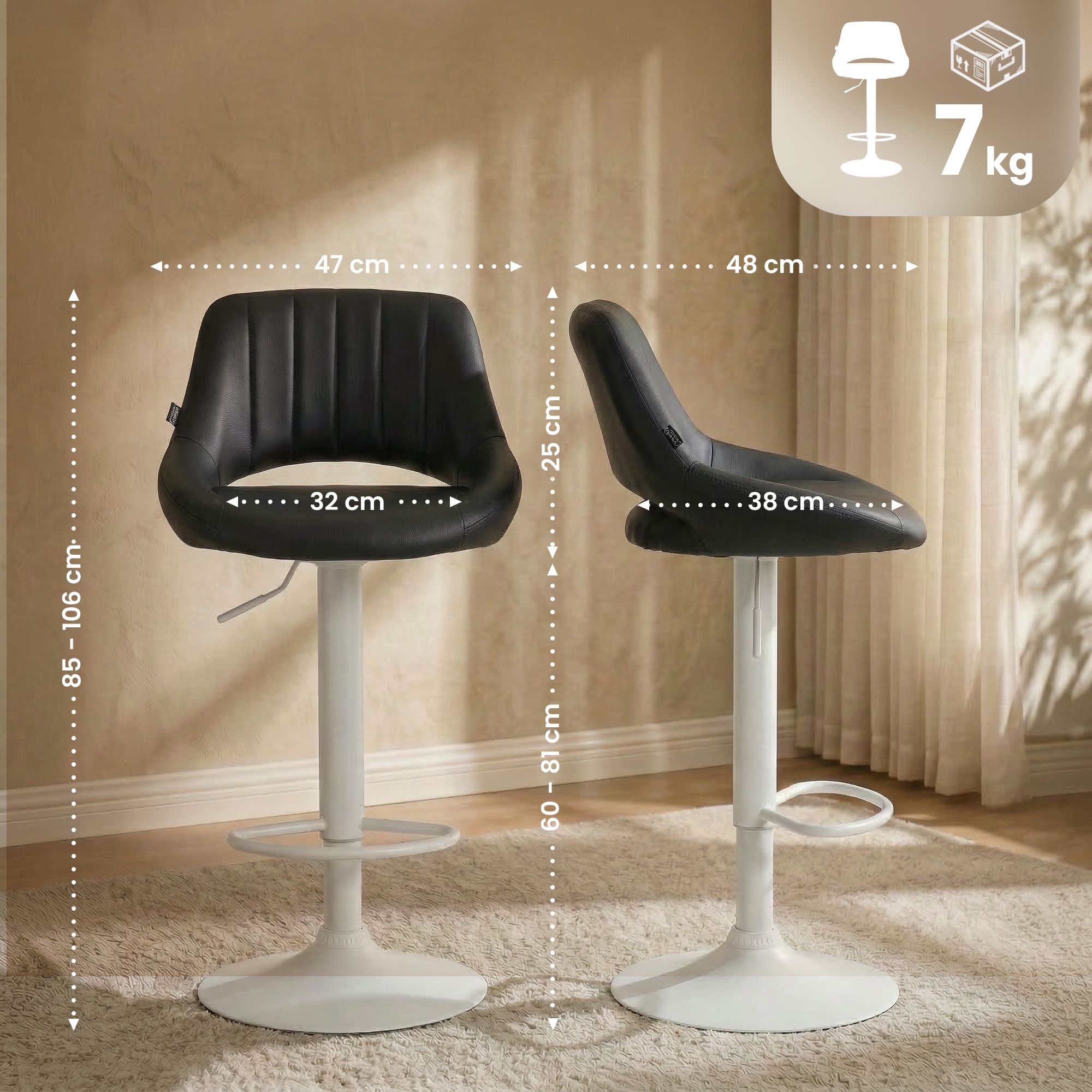 Barhocker Milet Kunstleder