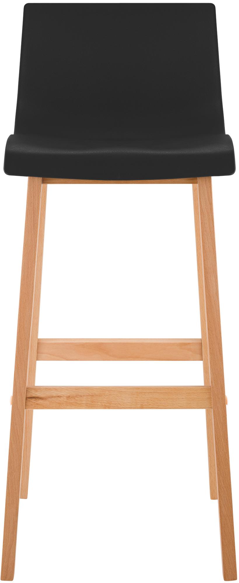 2er Set Barhocker Hover Kunststoff Vierfußgestell Natura