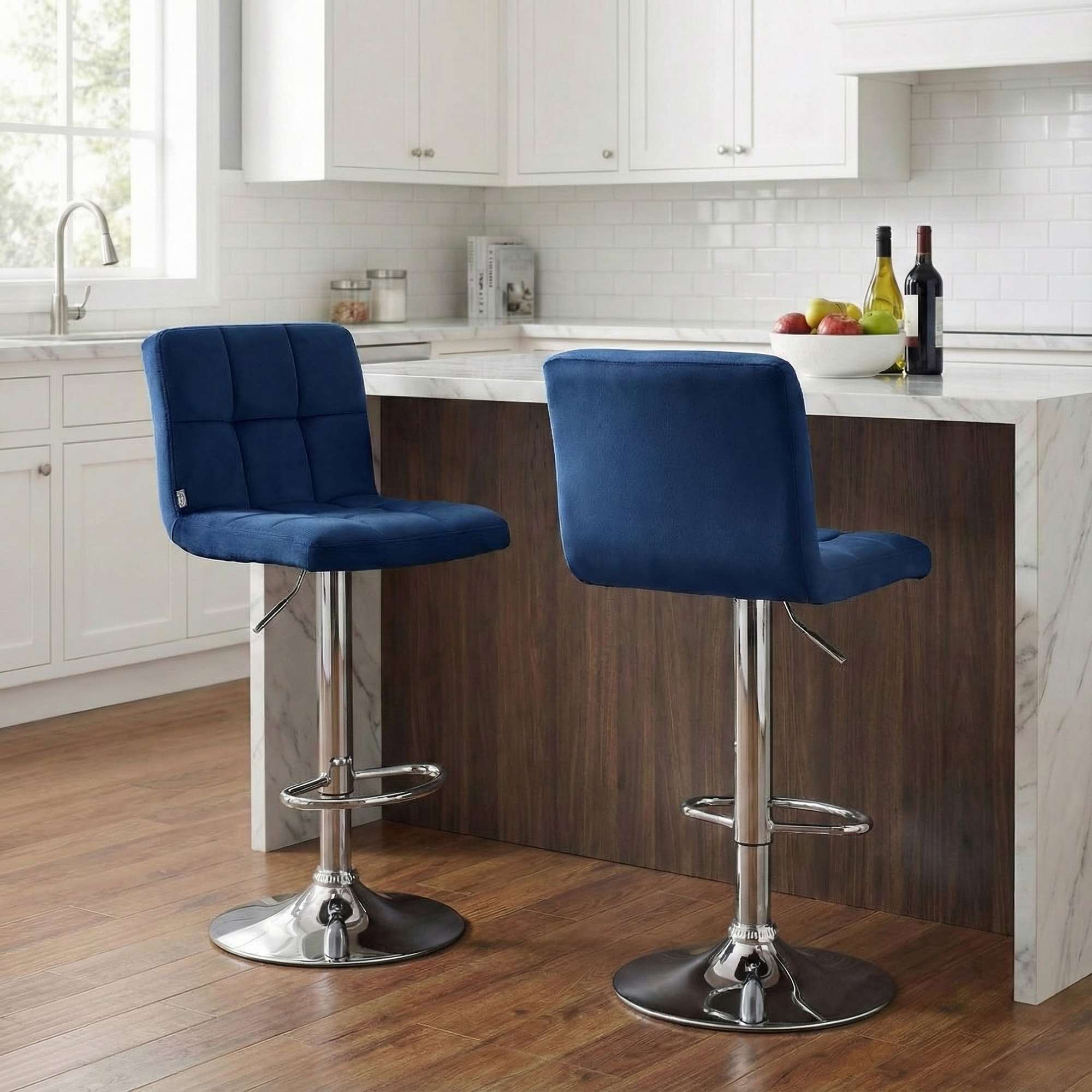 2er Set Barhocker Peru Samt