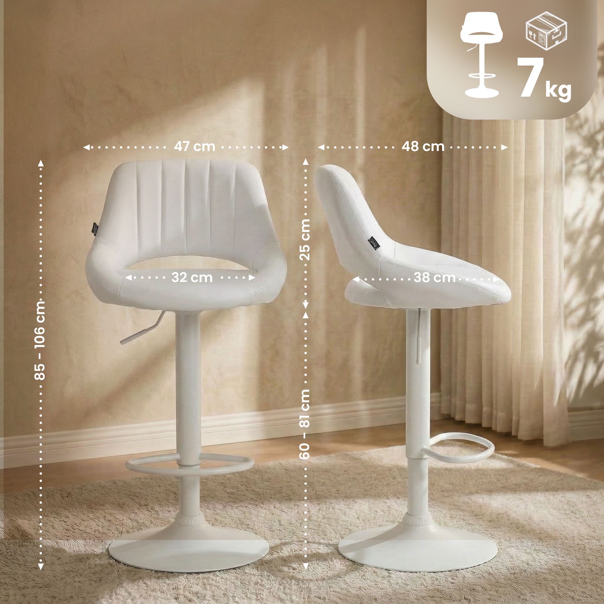 Barhocker Milet Kunstleder