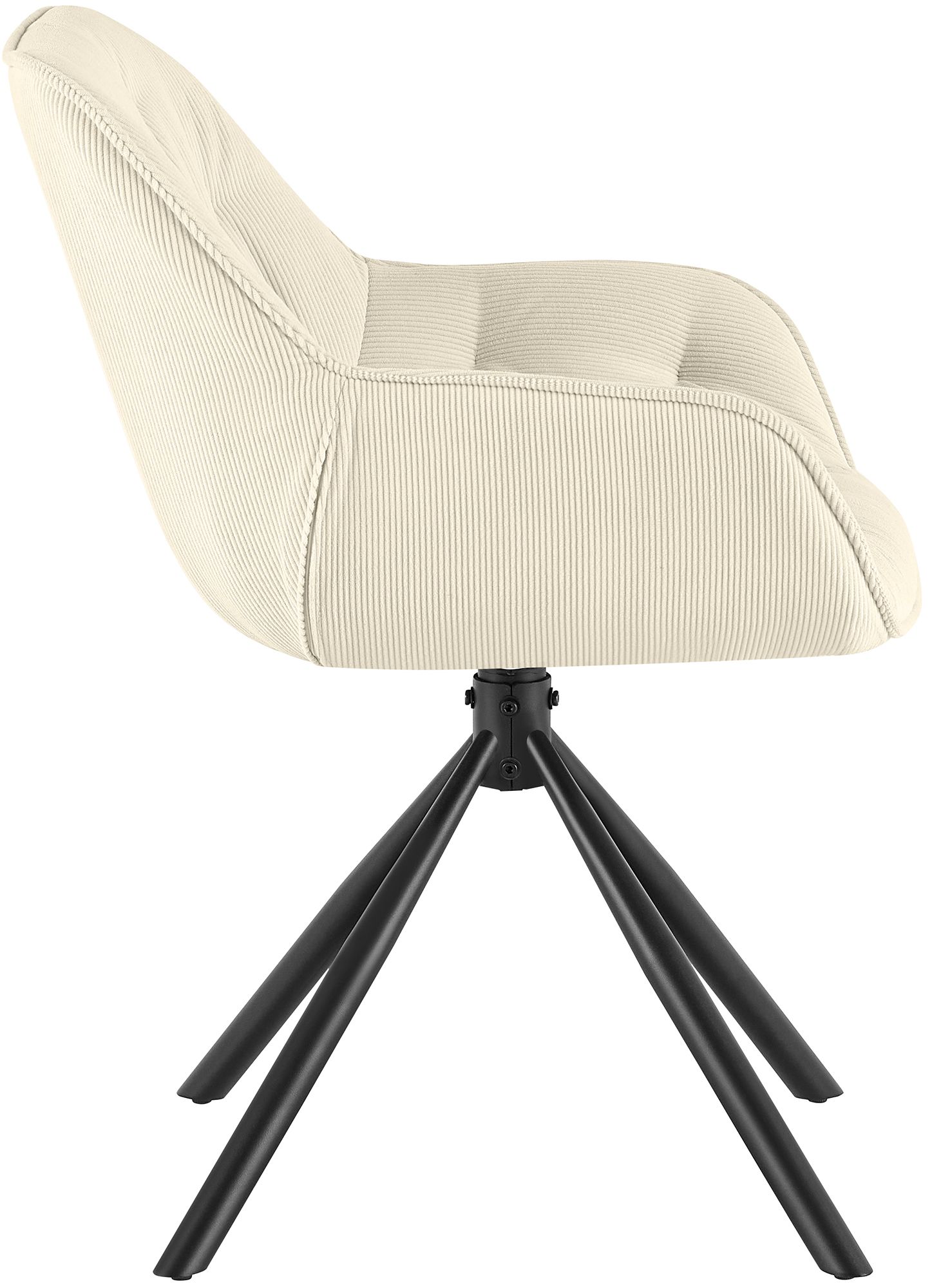 Esszimmerstuhl Rimio Cord creme