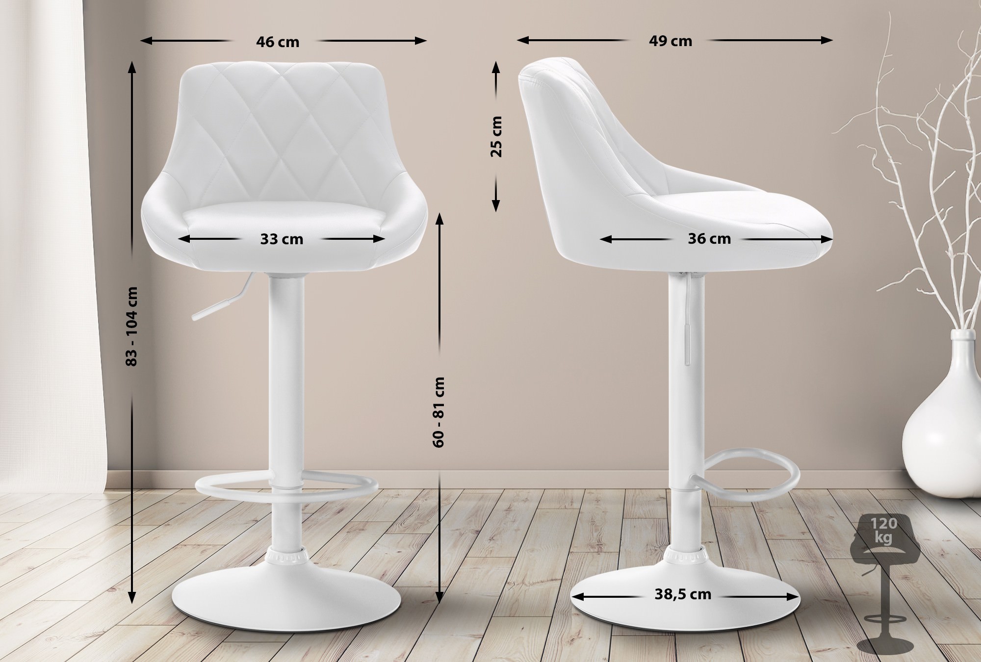 Barhocker Lazio Kunstleder