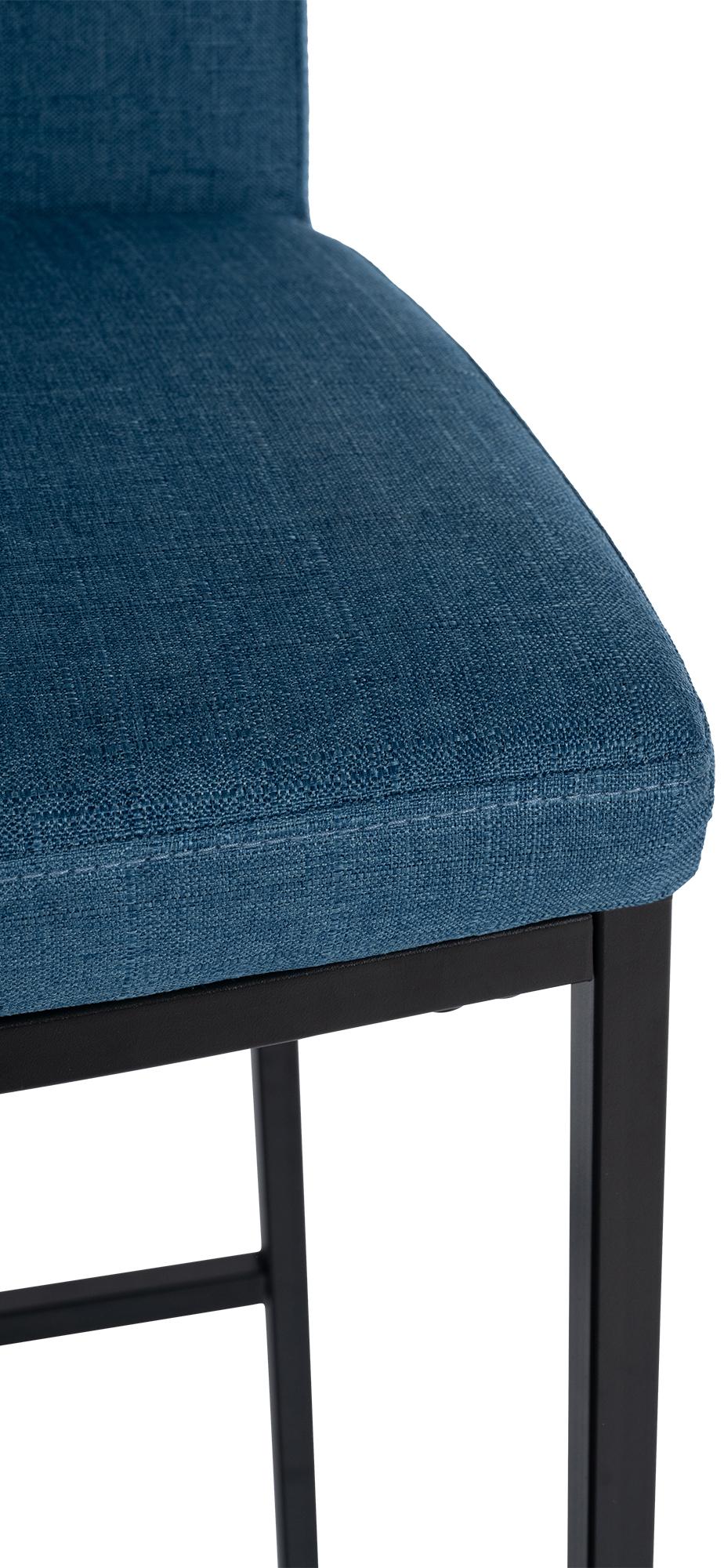 Barhocker Freeport blau Stoff