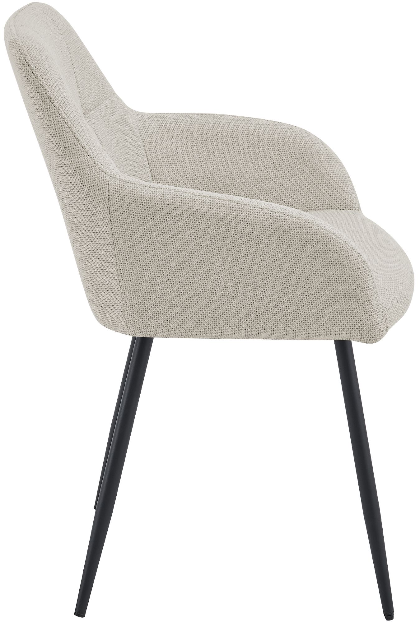 Esszimmerstuhl Fergus Stoff creme